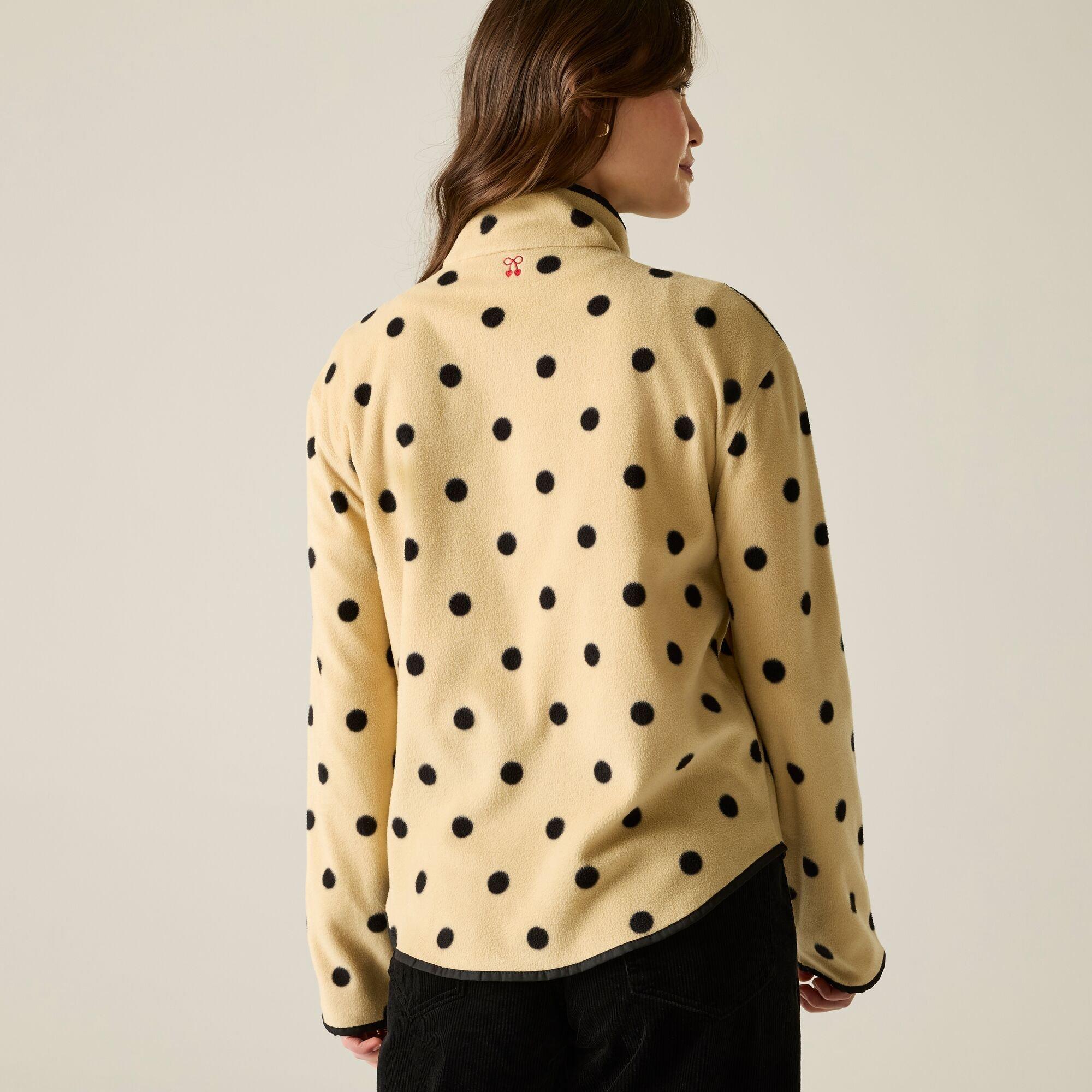 Cream Spot Prin - Regatta - Womens Cath Kidston Printed Half Zip Fleece - 2