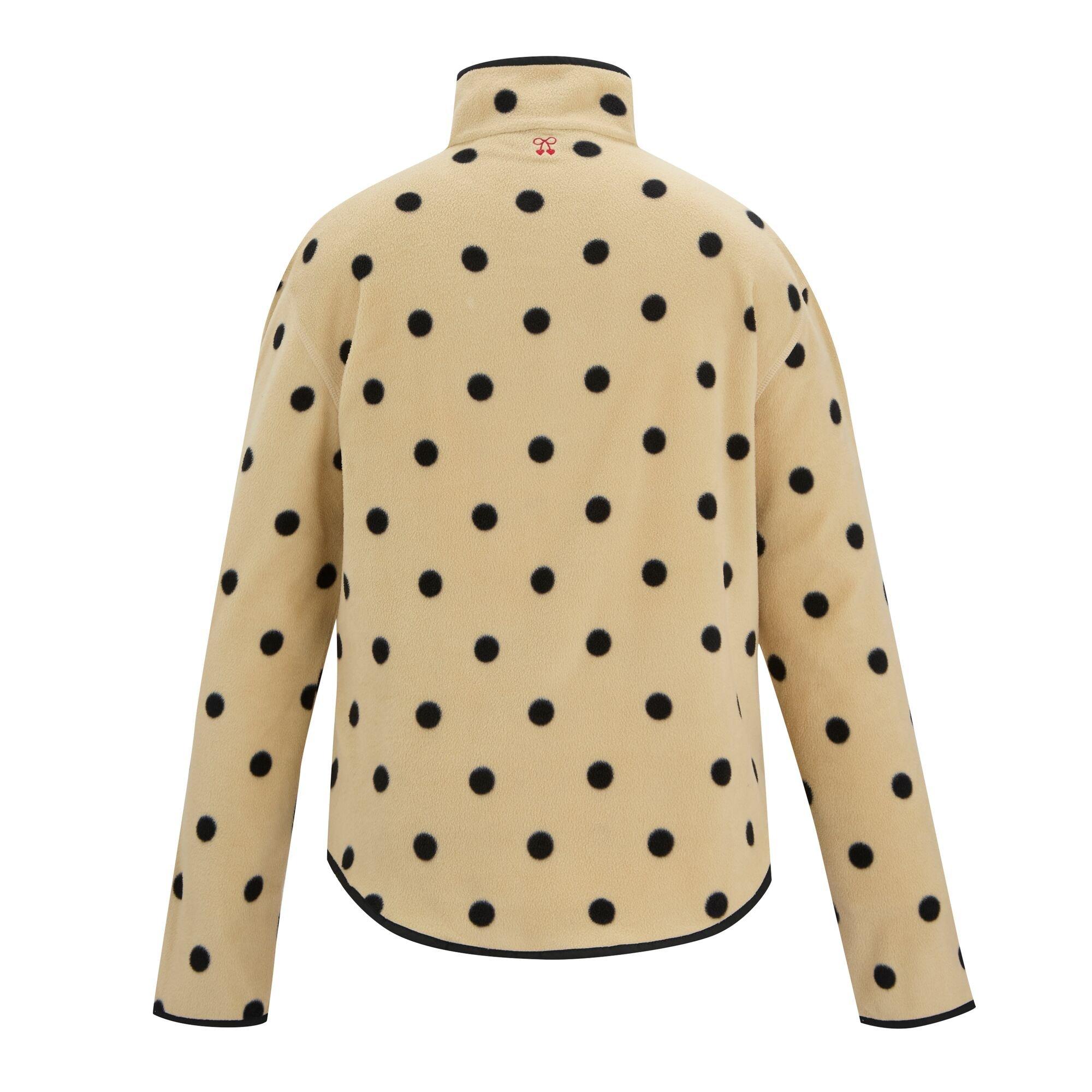 Cream Spot Prin - Regatta - Womens Cath Kidston Printed Half Zip Fleece - 9
