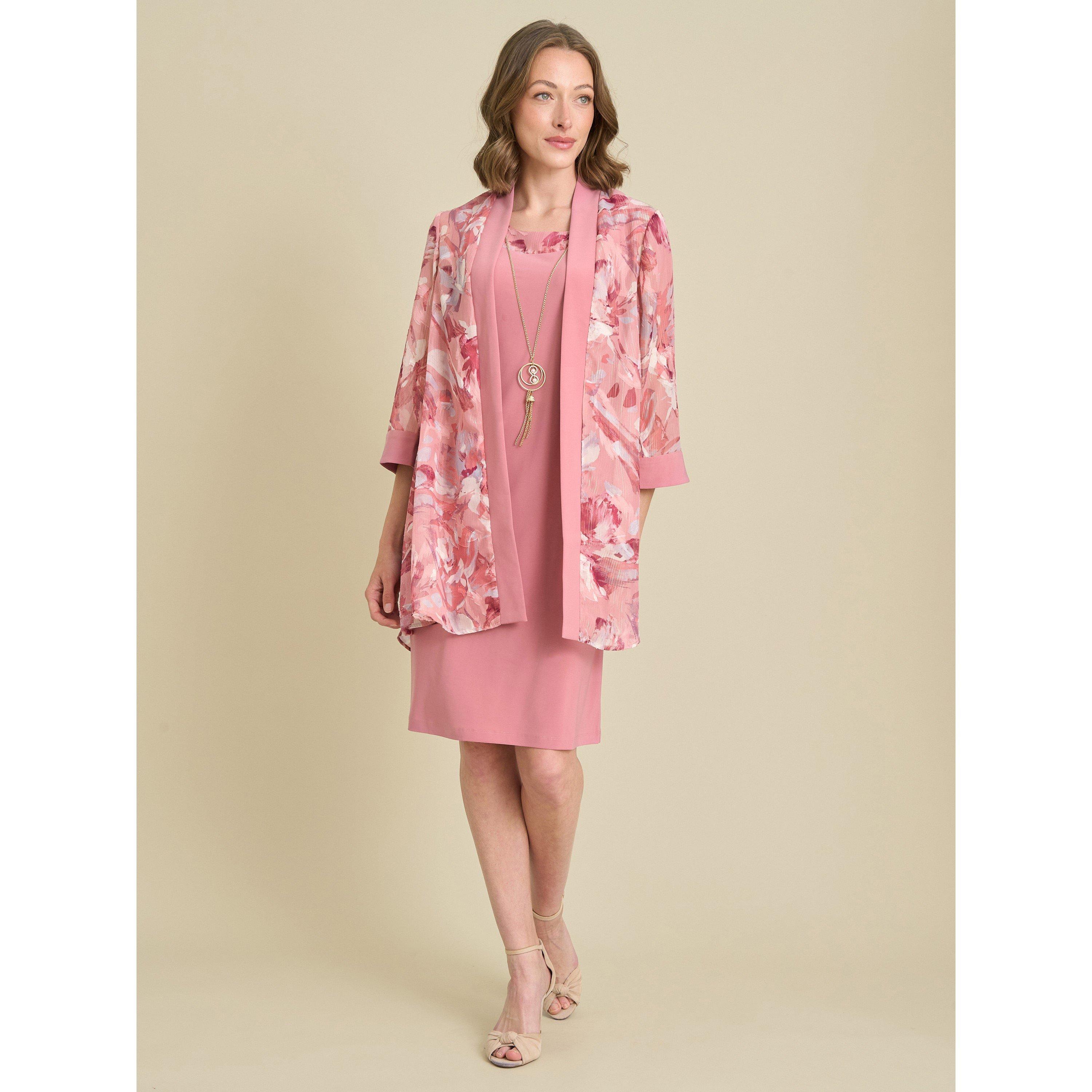 Rose - Gina Bacconi - Reeve Printed Dress And Jacket - 1