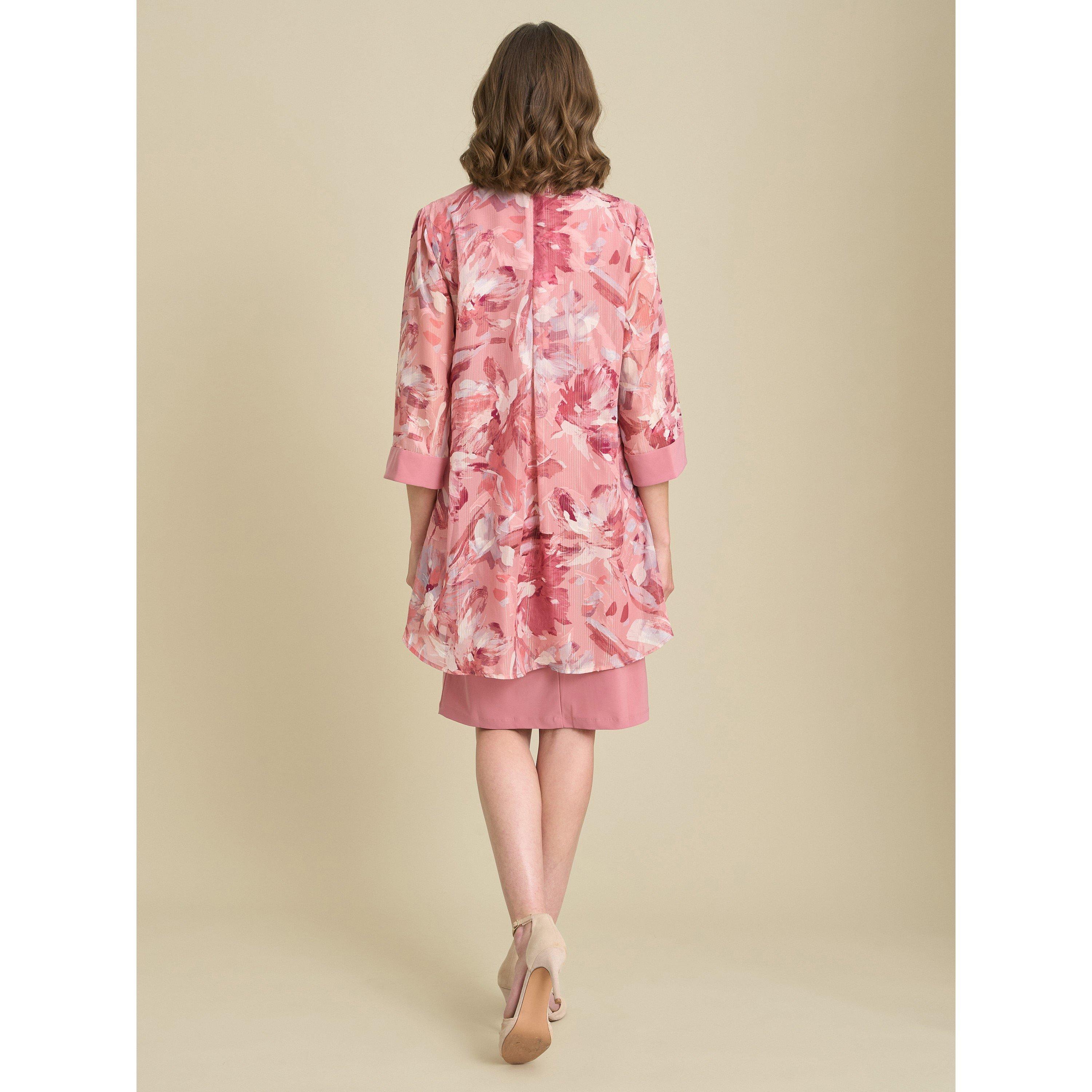 Rose - Gina Bacconi - Reeve Printed Dress And Jacket - 2
