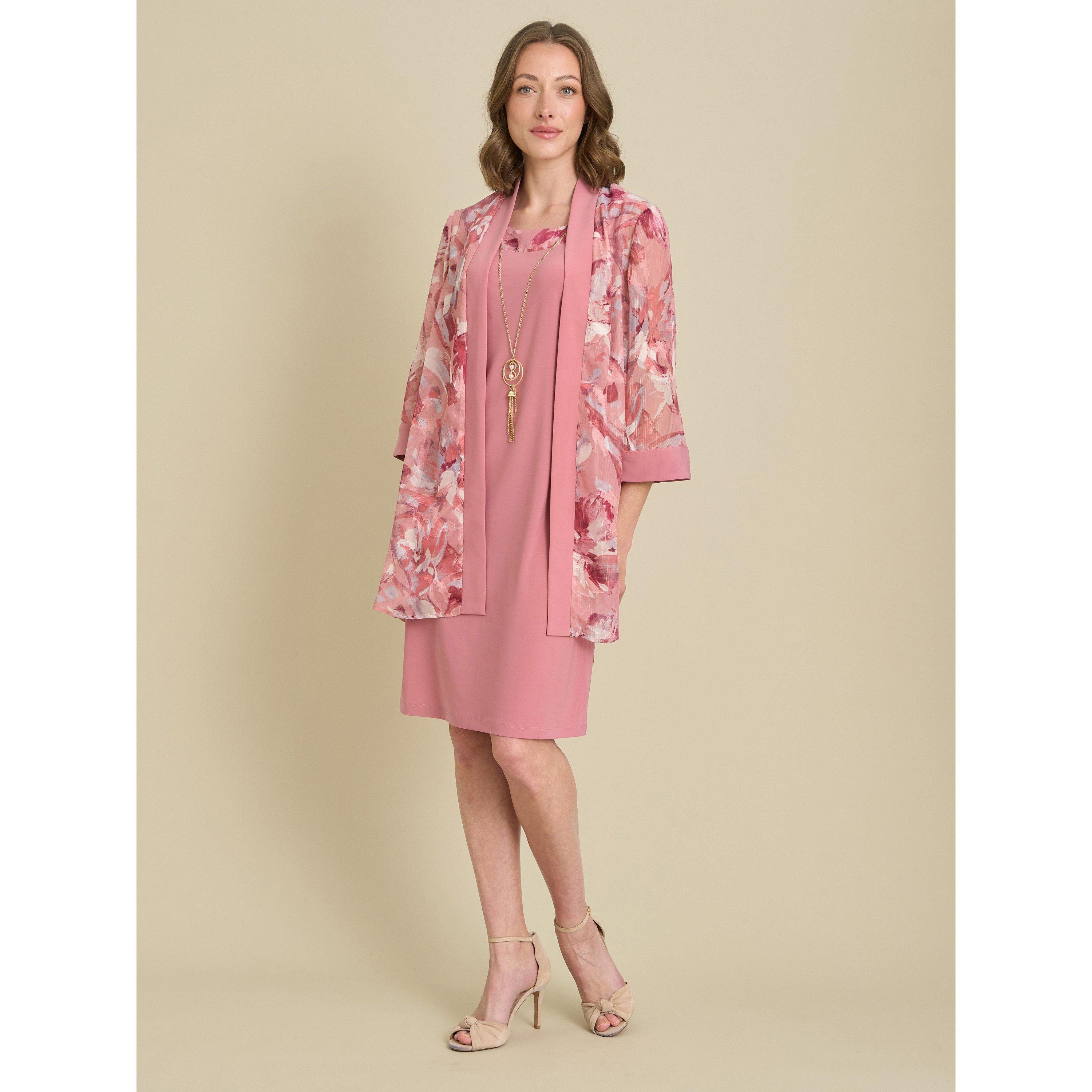 Rose - Gina Bacconi - Reeve Printed Dress And Jacket - 3