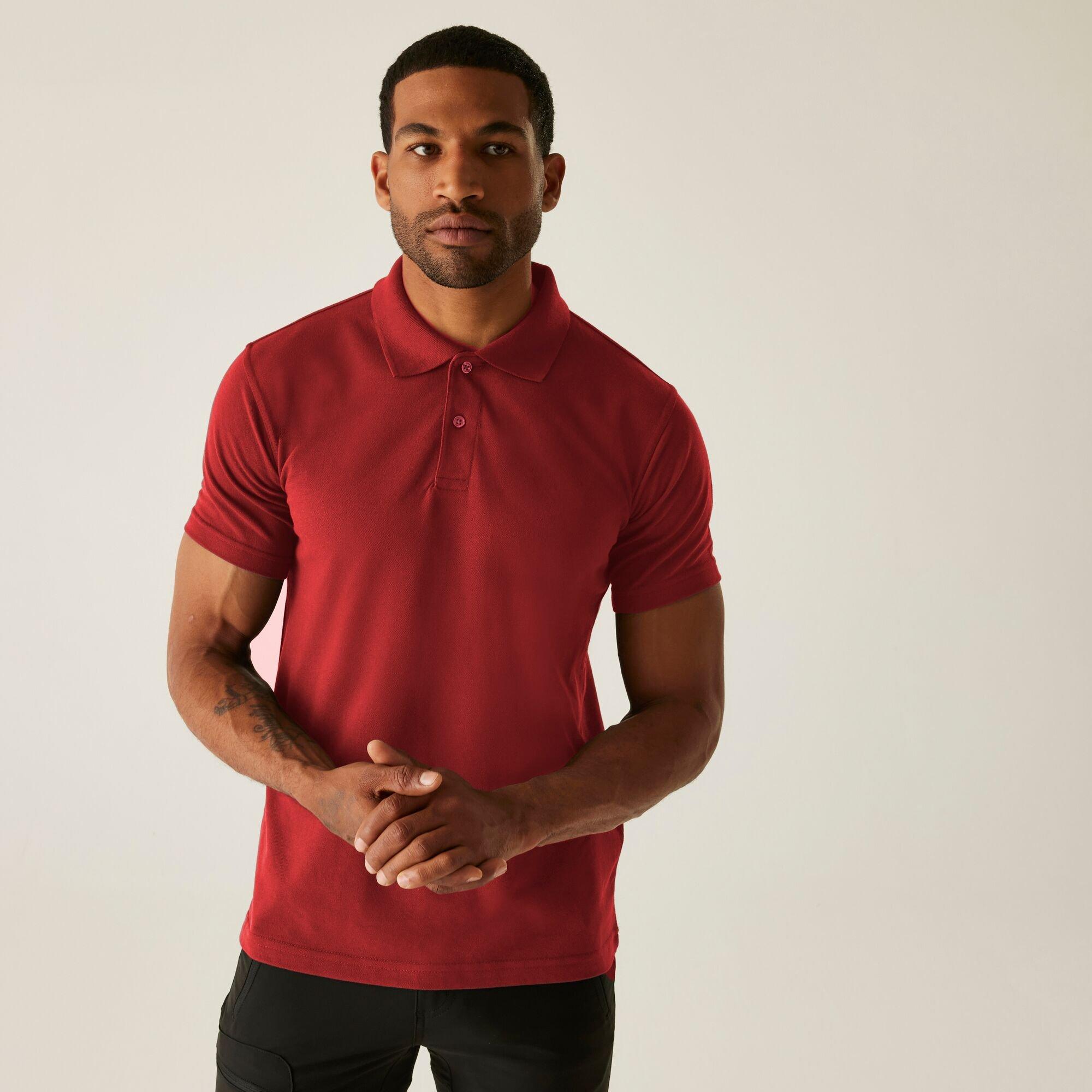 Red - Regatta - Mens Pro 50/50 Pique Polo - 1