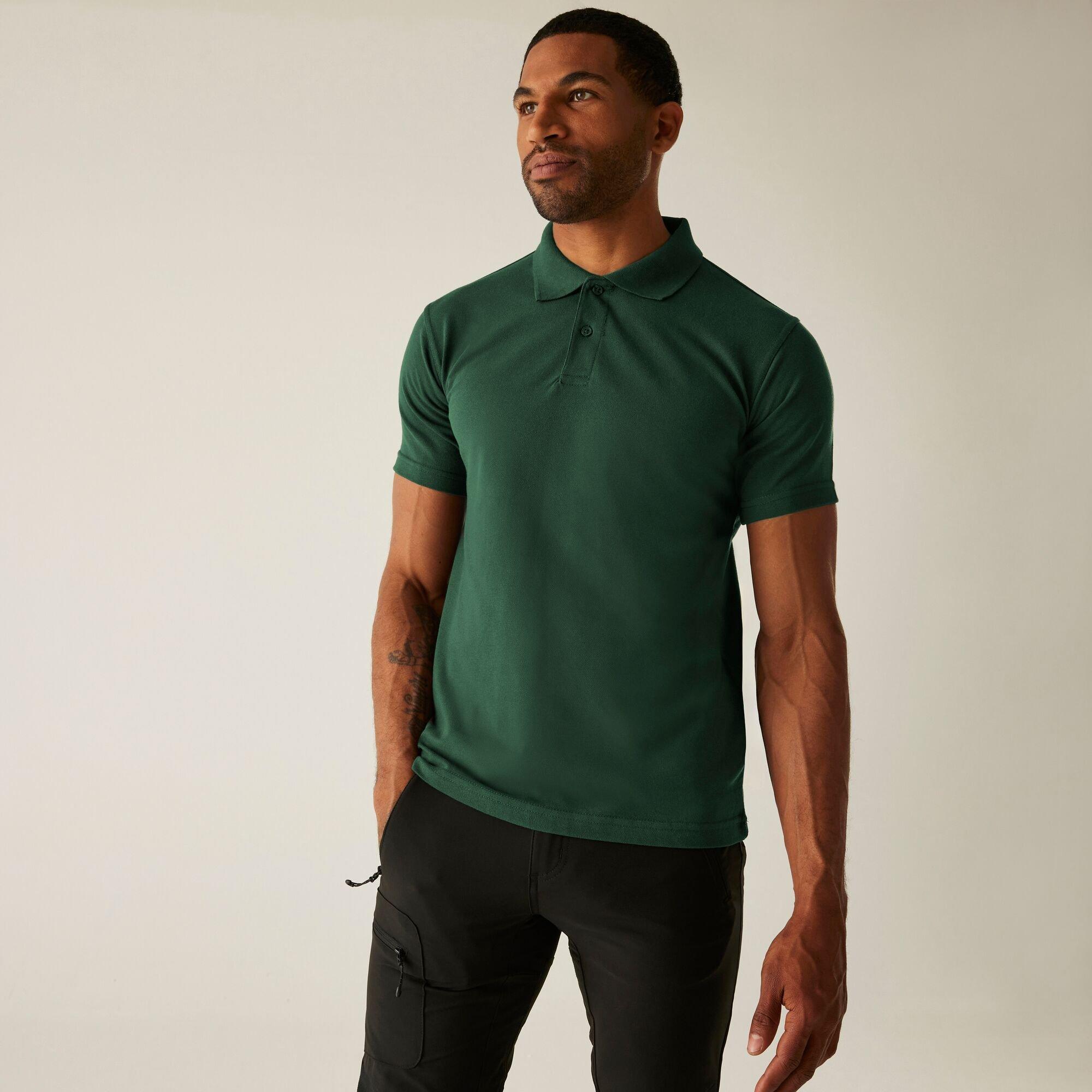Regatta Men's Pro 50/50 Pique Polo - Bottle Green - XL