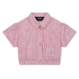 Versace Embroidered Barocco Shirt Infants