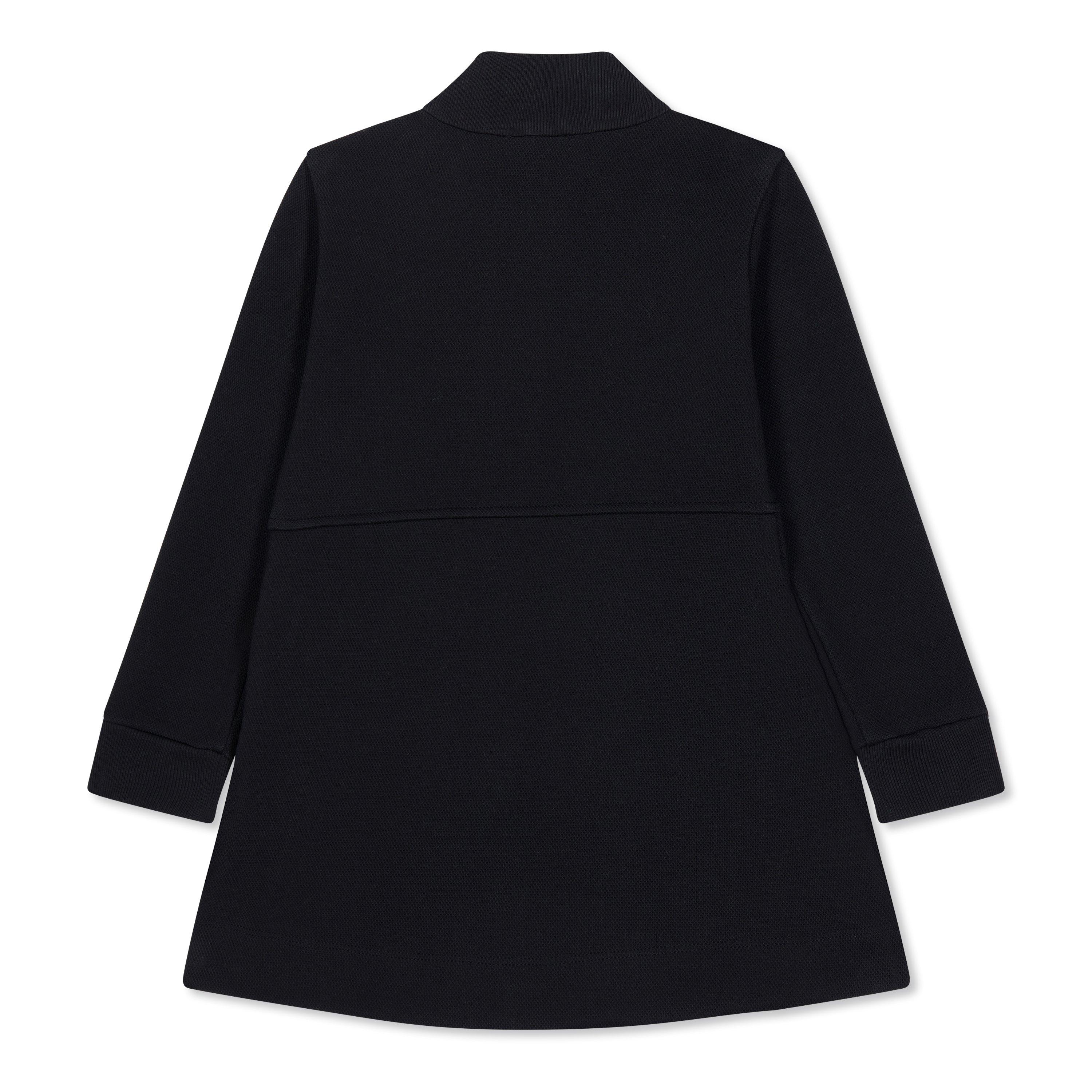 Black 999 - Moncler - Long Sleeve Polo Dress Juniors - 2