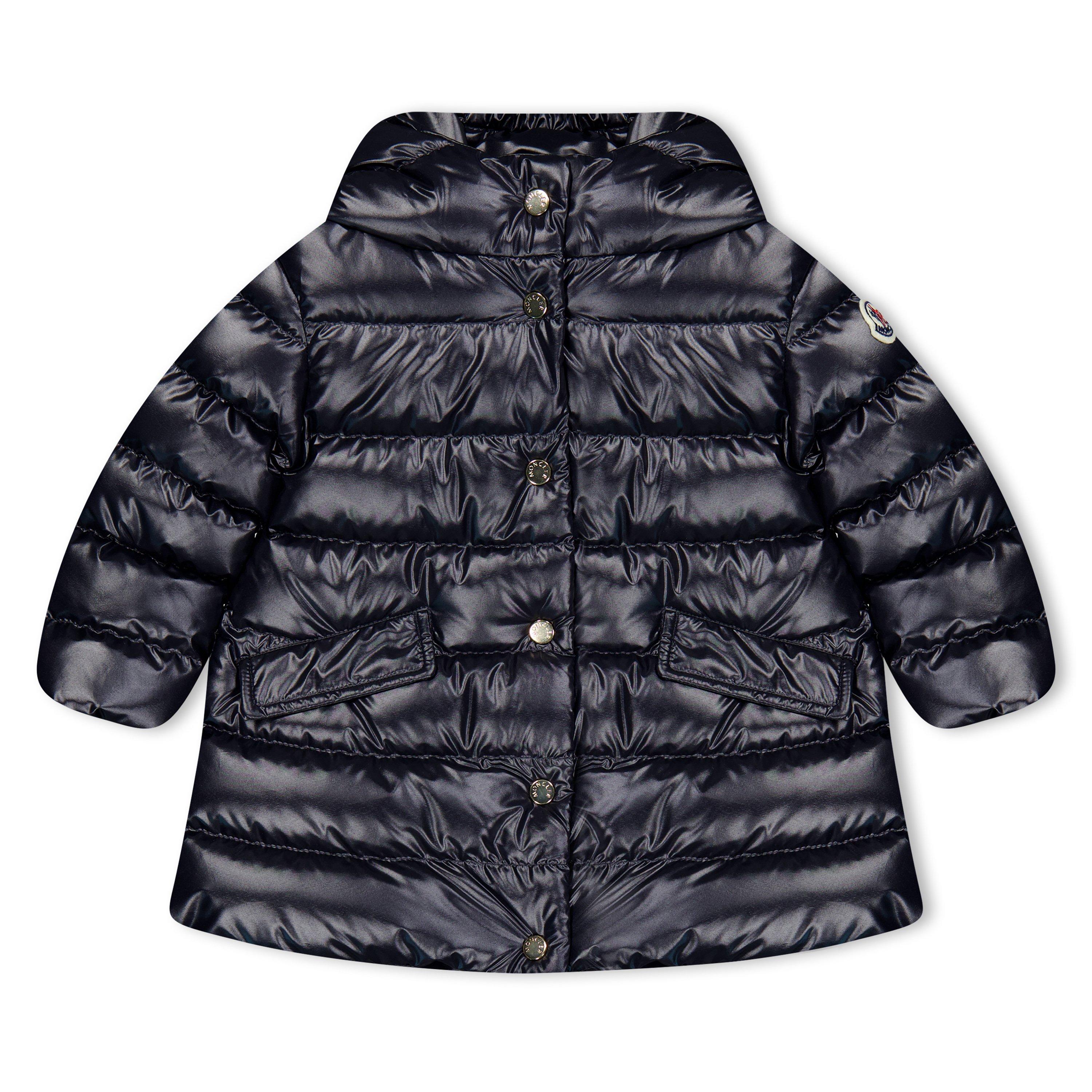 Navy 778 - Moncler - Kids' Ibida Hooded Long Sleeve Short Puffer Jacket - 1