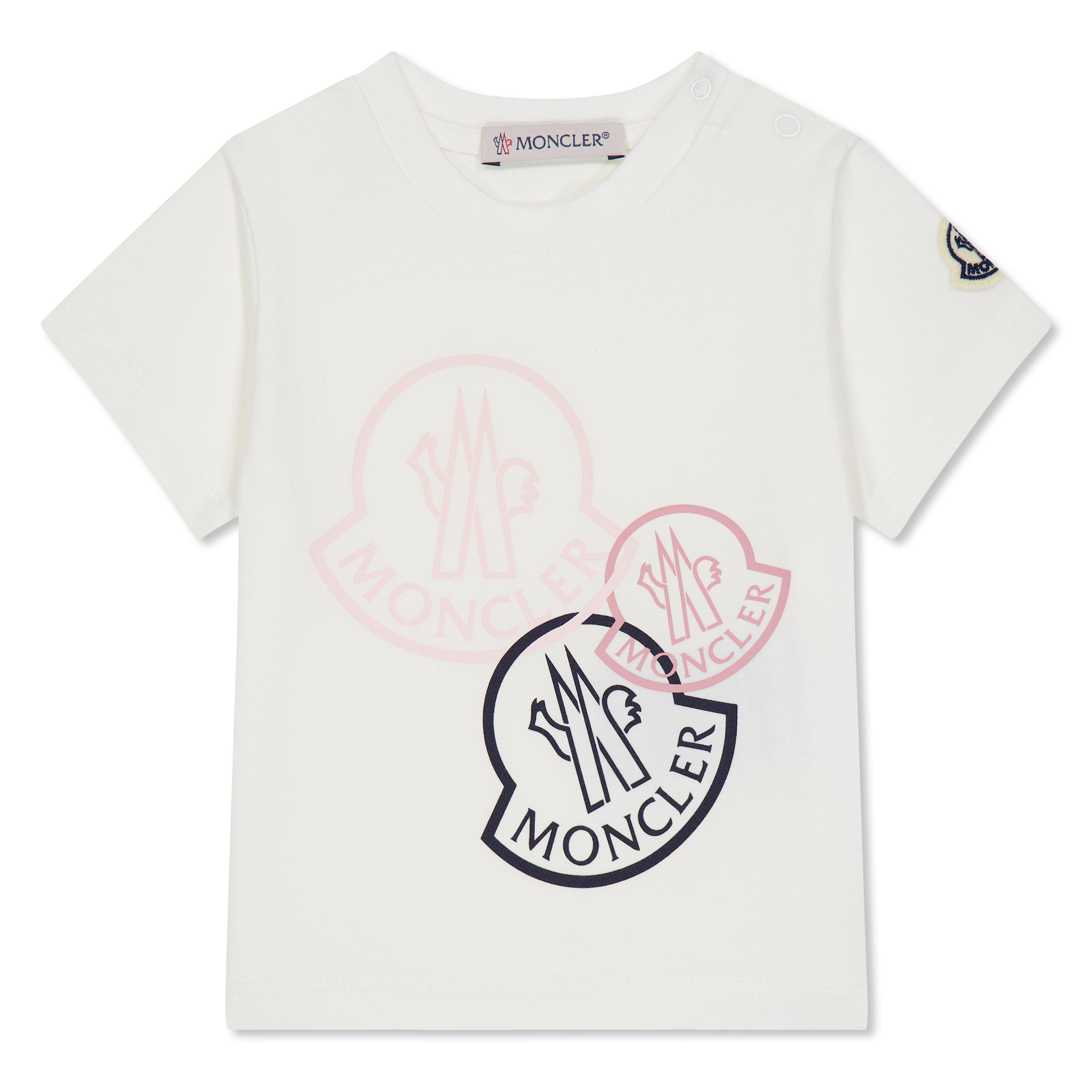 White 034 - Moncler - Print T-Shirt Infants - 1