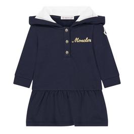 Moncler Logo Hooded Dress Infants