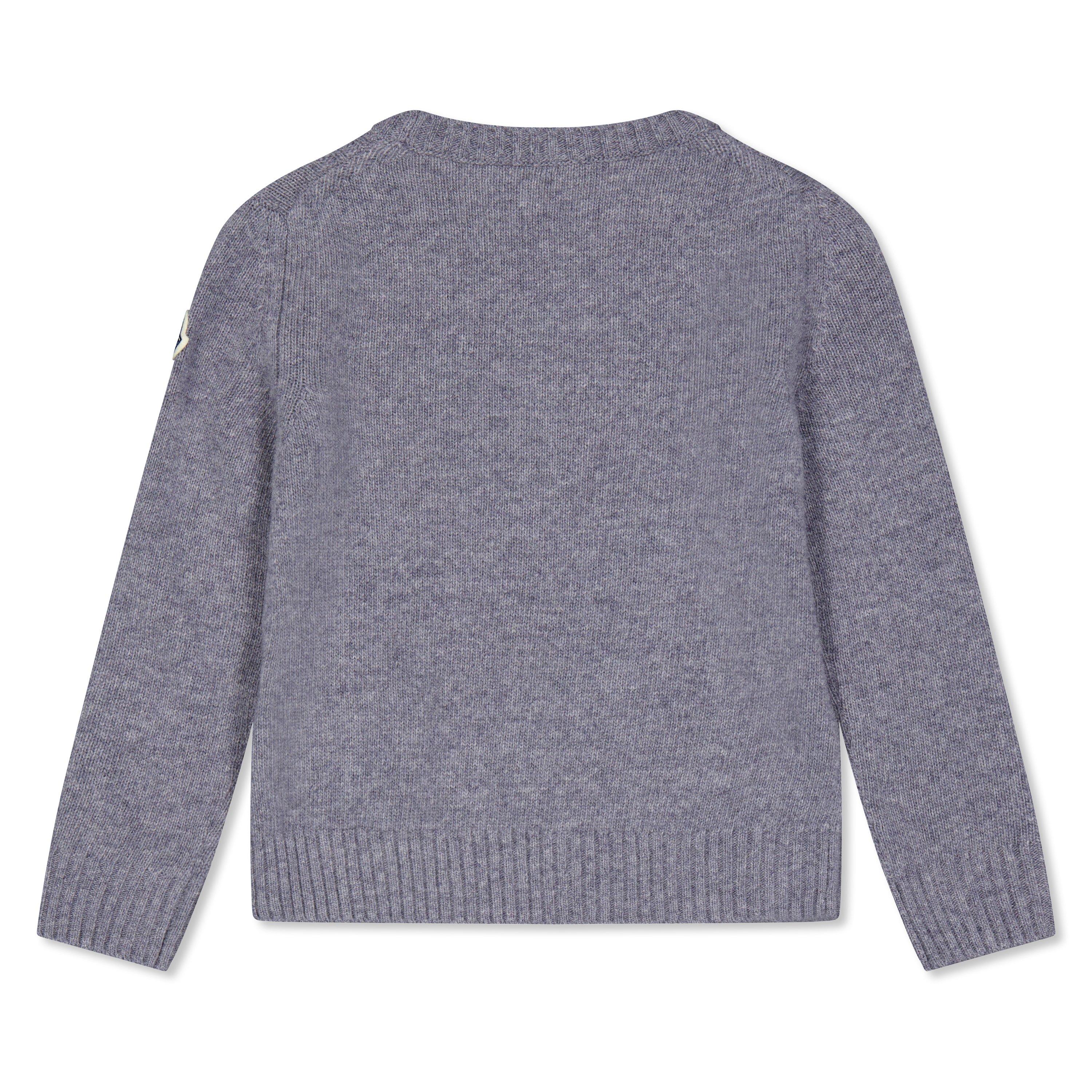 Grey 988 - Moncler - Wool Logo Jumper Juniors - 2