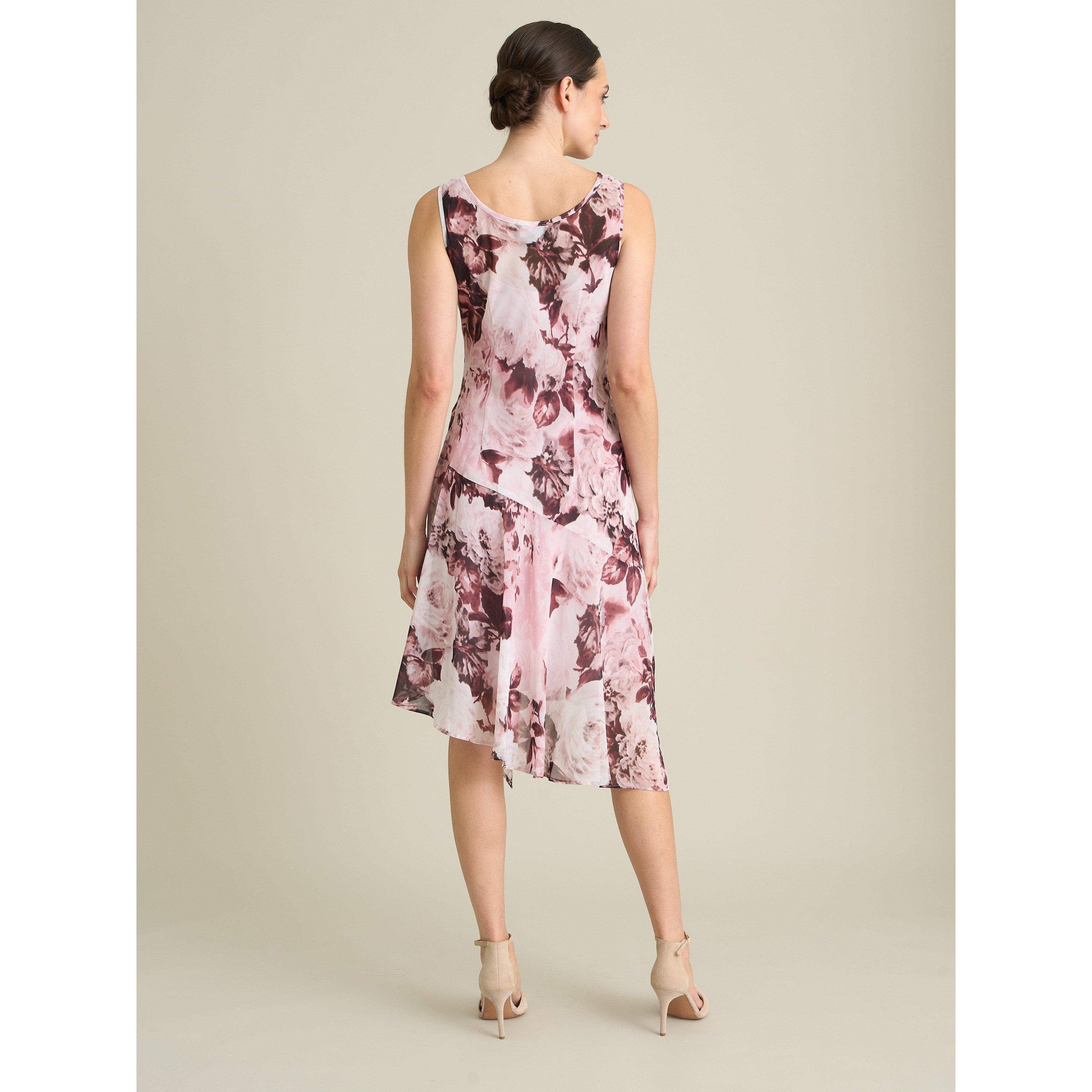 Mauve - Gina Bacconi - Adriana Floral Midi Dress - 2