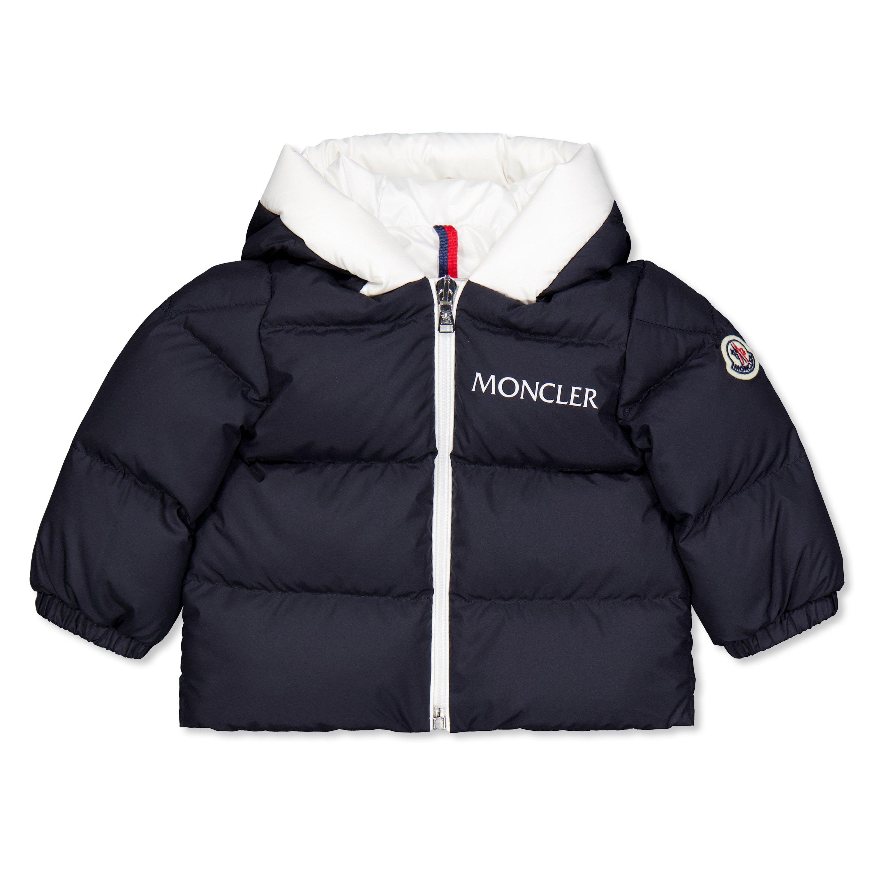 Navy 778 - Moncler - Unisex Kids Xola 2-Piece Wind Resistant Down Snowsuit - 2