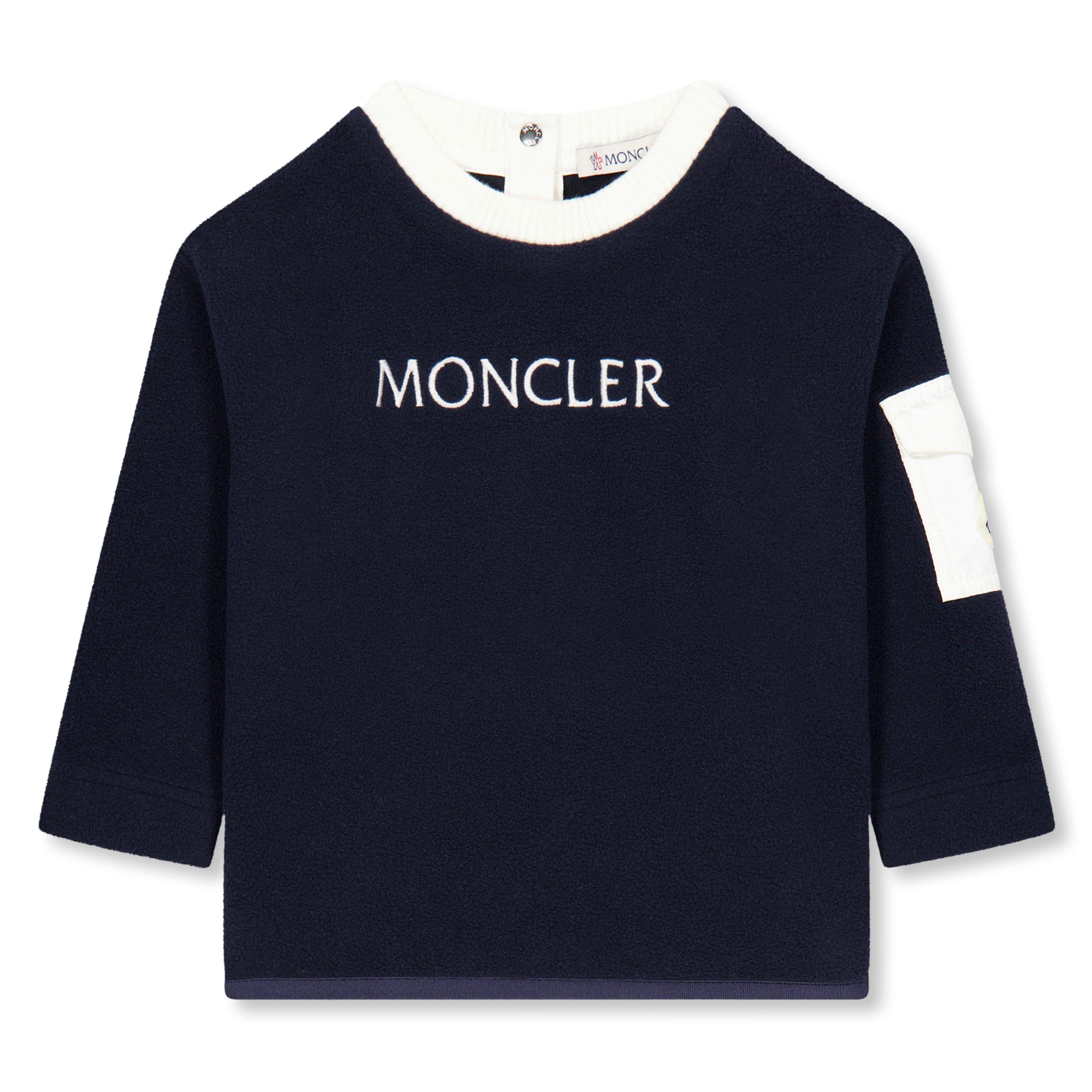 Navy F70 - Moncler - Embroidered Logo Tracksuit Infants - 2