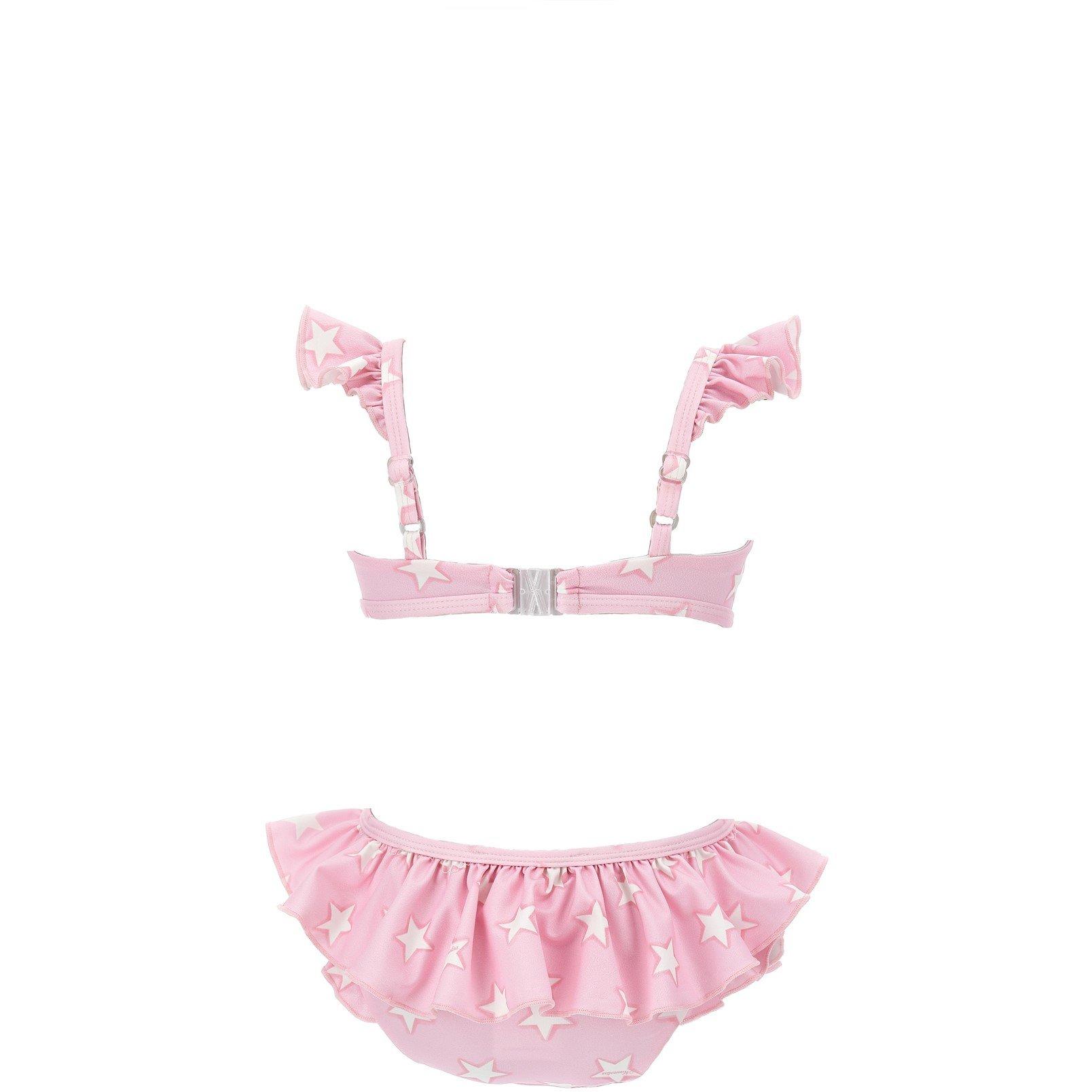 Rose/Wht 9099 - Monnalisa - Cowgirl Swimsuit Juniors - 2