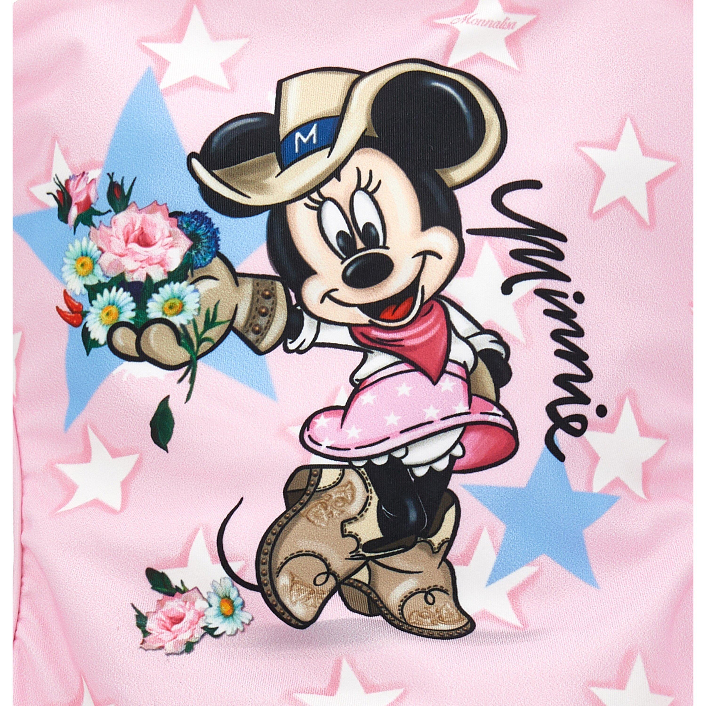 Rose/Wht 9099 - Monnalisa - Cowgirl Swimsuit Juniors - 5