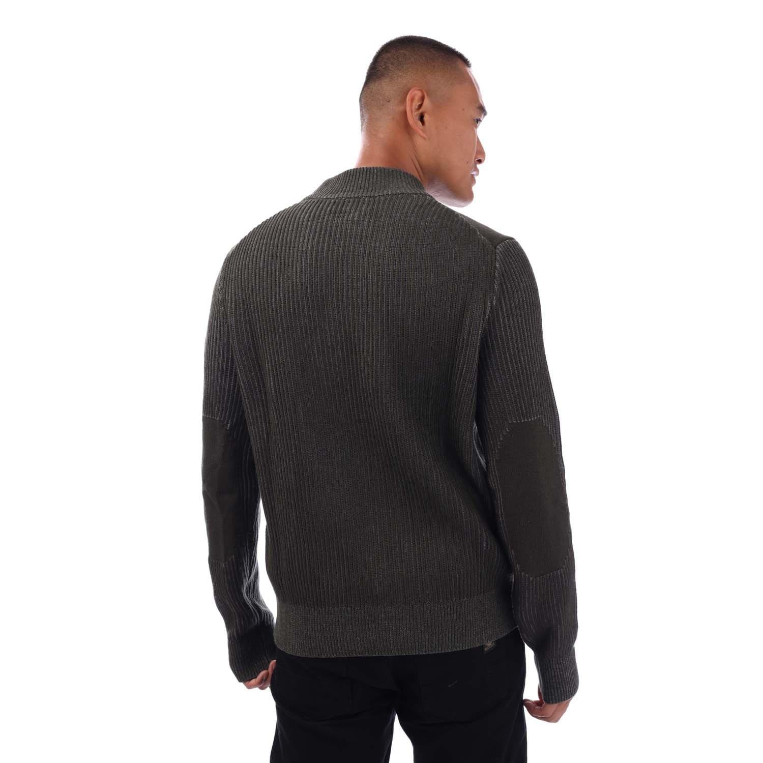 Green - Belstaff - Stanley Mock Neck Jumper - 3