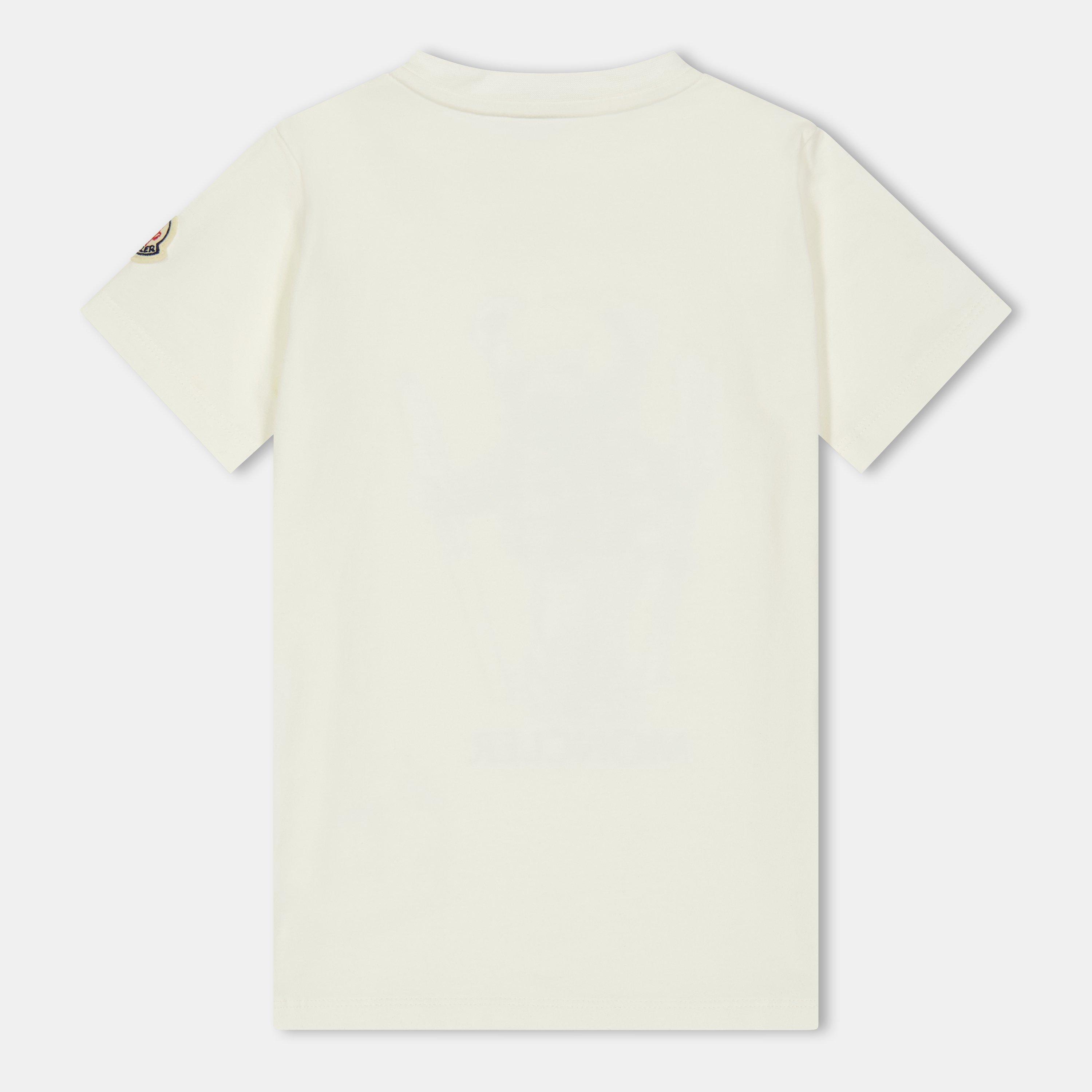 White 034 - Moncler - Kids Regular Fit T-Shirts - 2