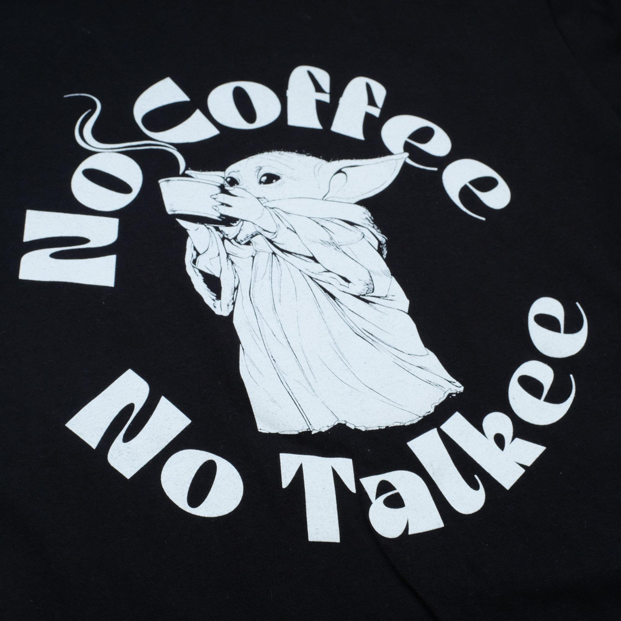Black - Star Wars - GROGU NO COFFEE NO TALKIE - 5
