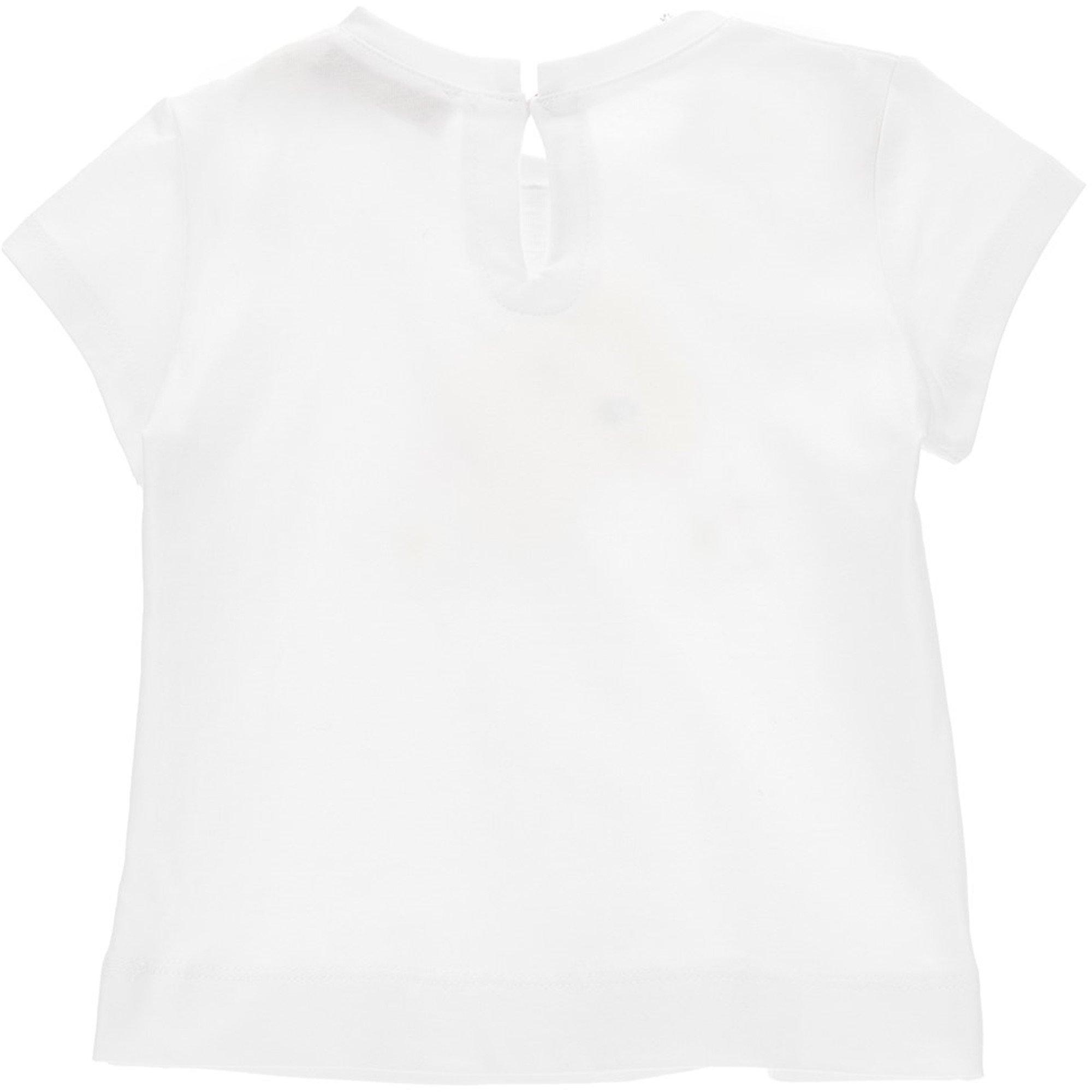 White 0099 - Monnalisa - Kids' MonLisa Regular Fit T-Shirt - 2