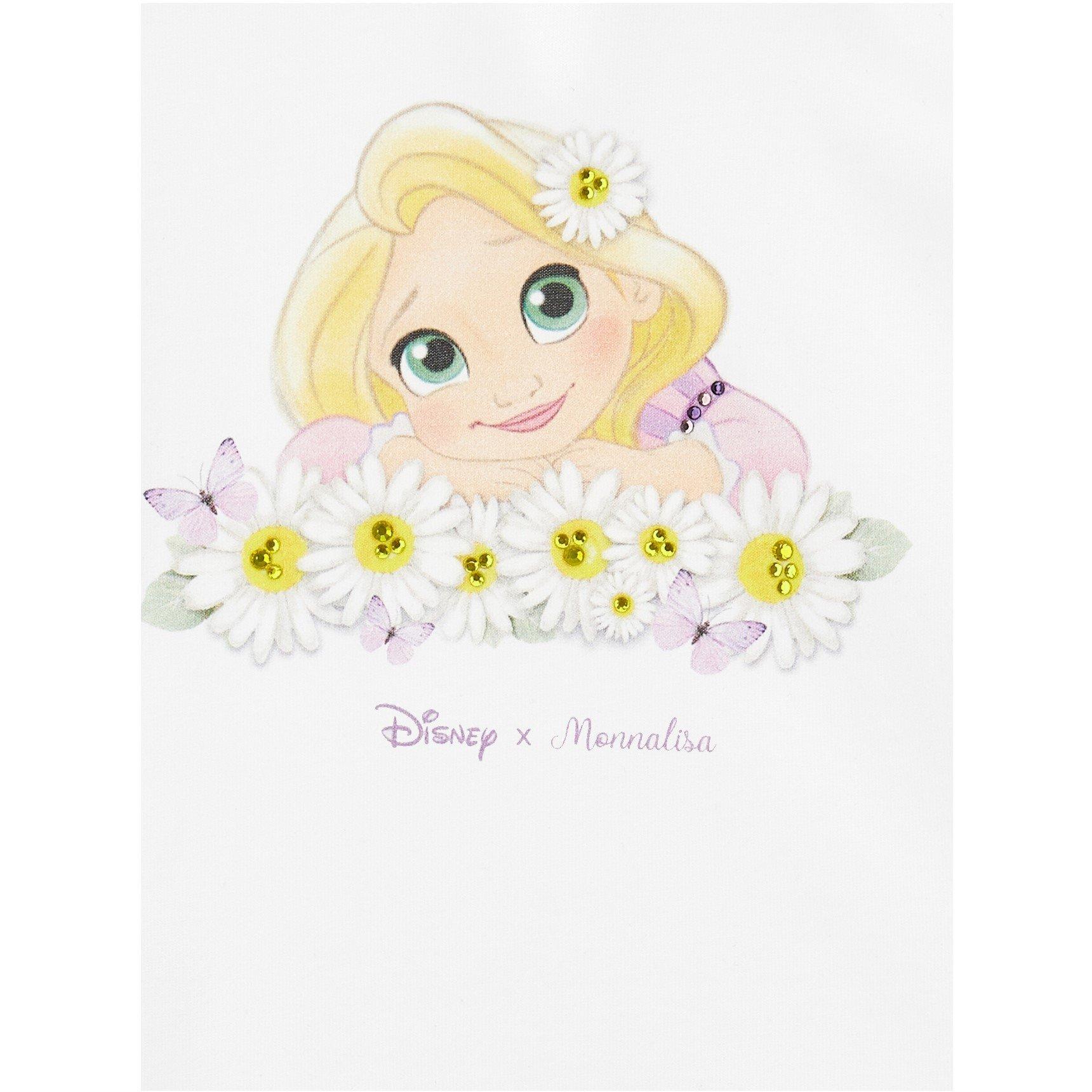 White 0099 - Monnalisa - Kids' MonLisa Regular Fit T-Shirt - 3