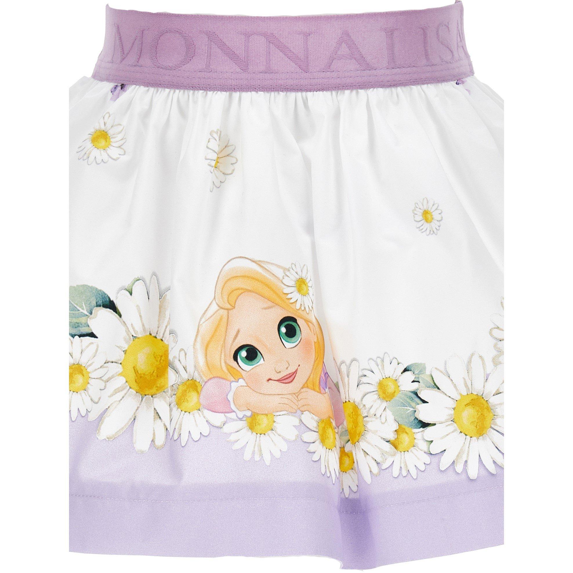 Multi 9965 - Monnalisa - Cotton Disney Skirt Babies - 3