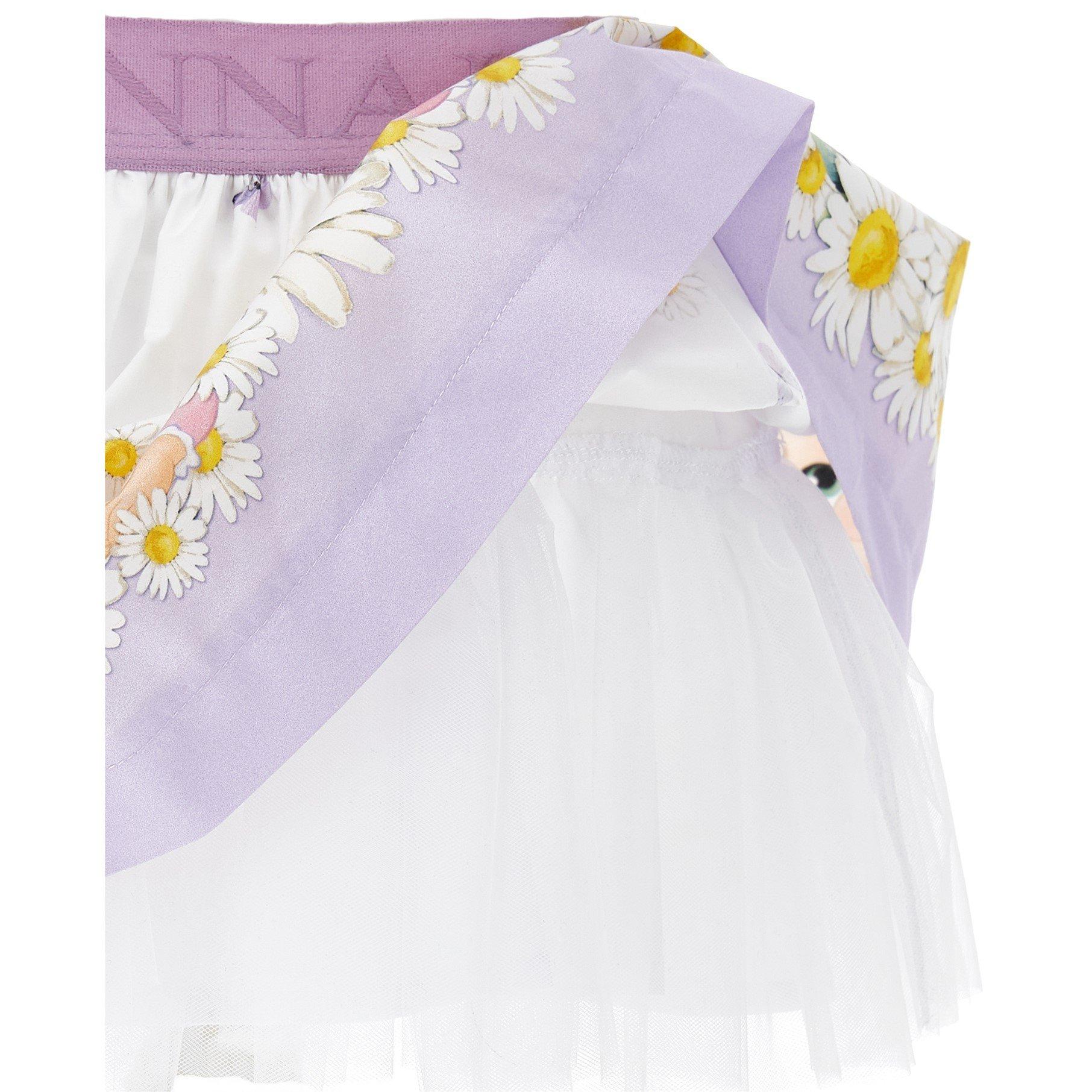 Multi 9965 - Monnalisa - Cotton Disney Skirt Babies - 4