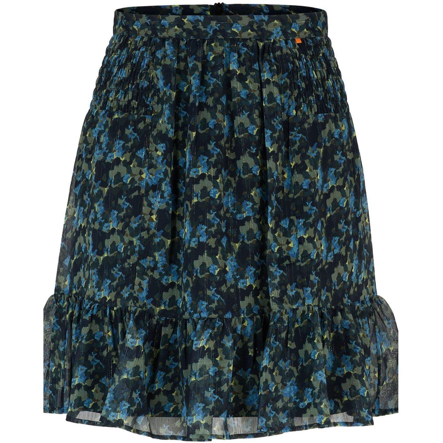 Multi Colour - Boss - C_Vistula Seasonal-Print Mini Skirt - 4