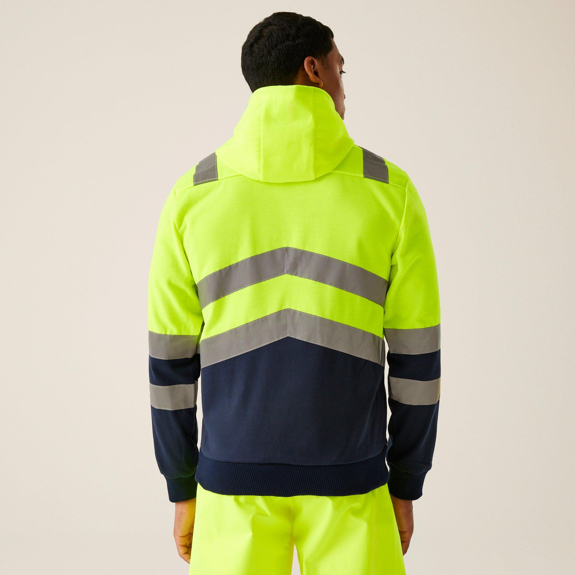 Yellow - Regatta - Mens Hi-Vis Overhead Hoodie - 2