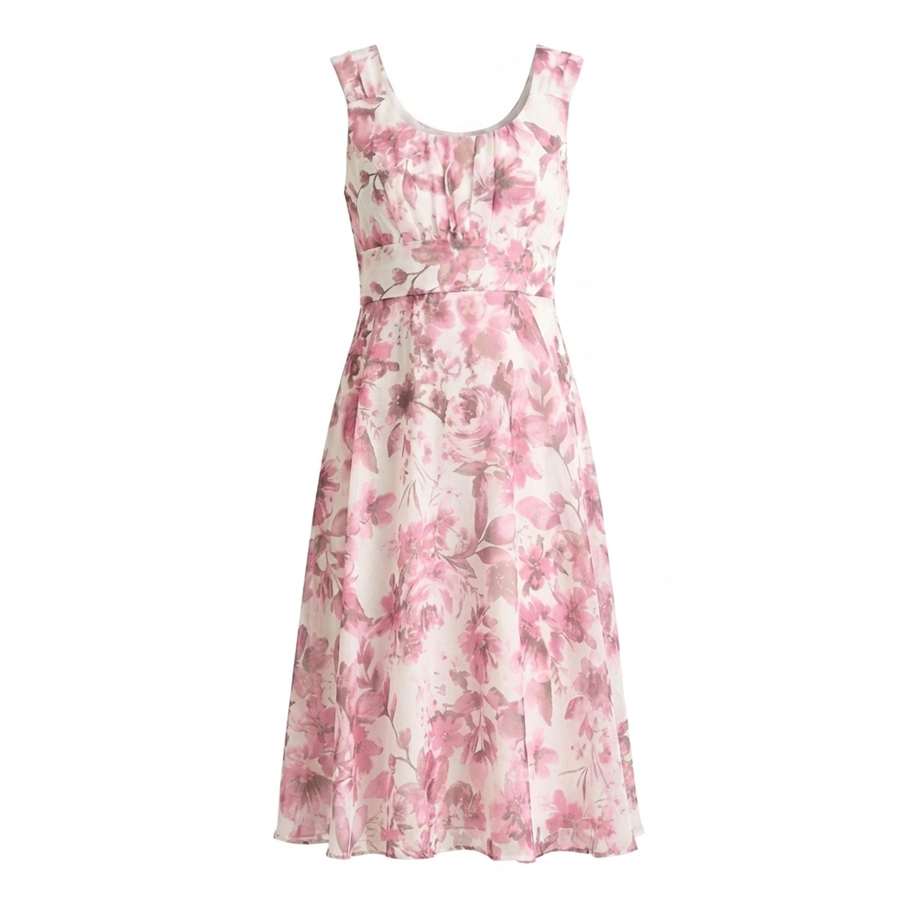 Pink - Gina Bacconi - Orla Chiffon Floral Dress - 4