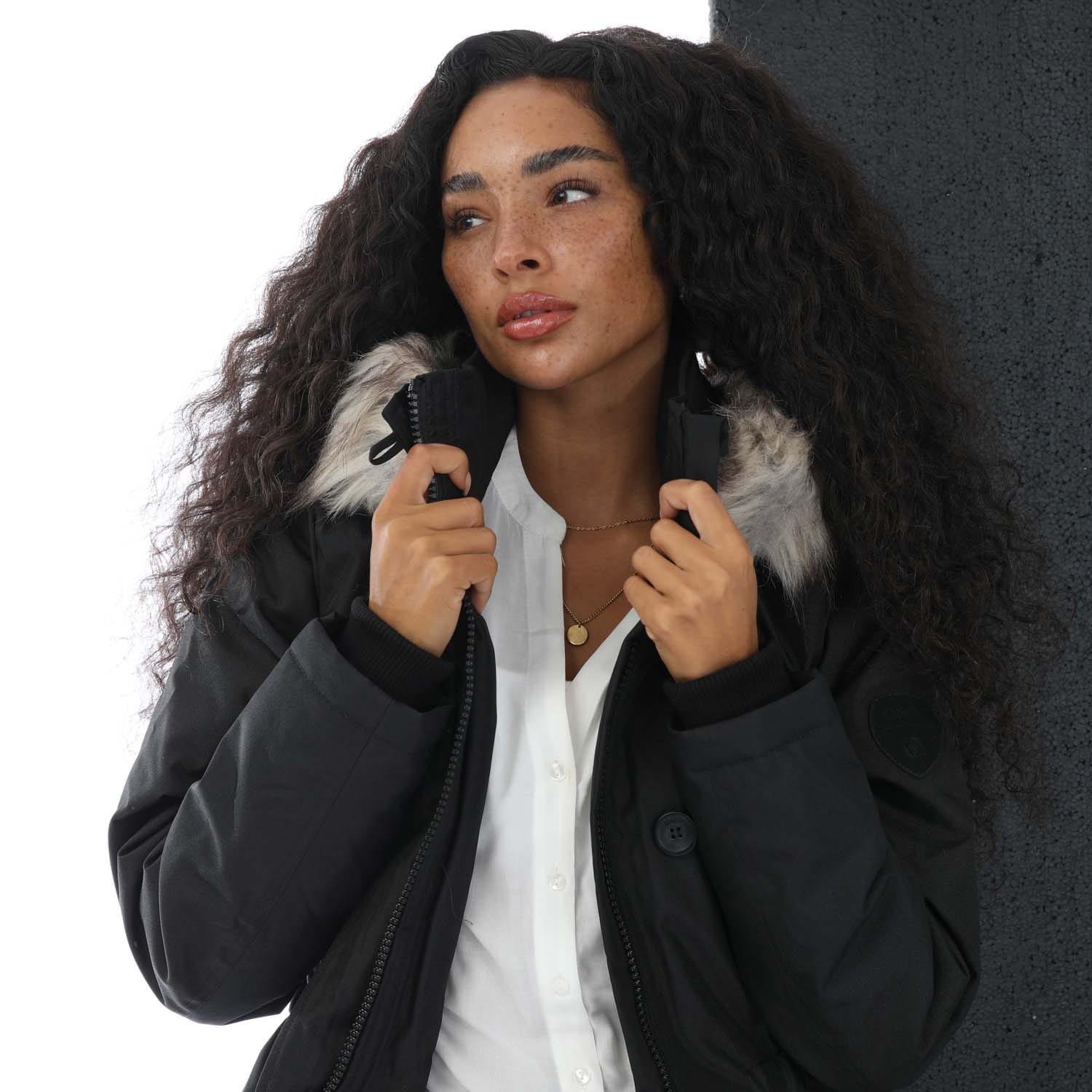 Black - Only - Iris Winter Parka Jacket - 5