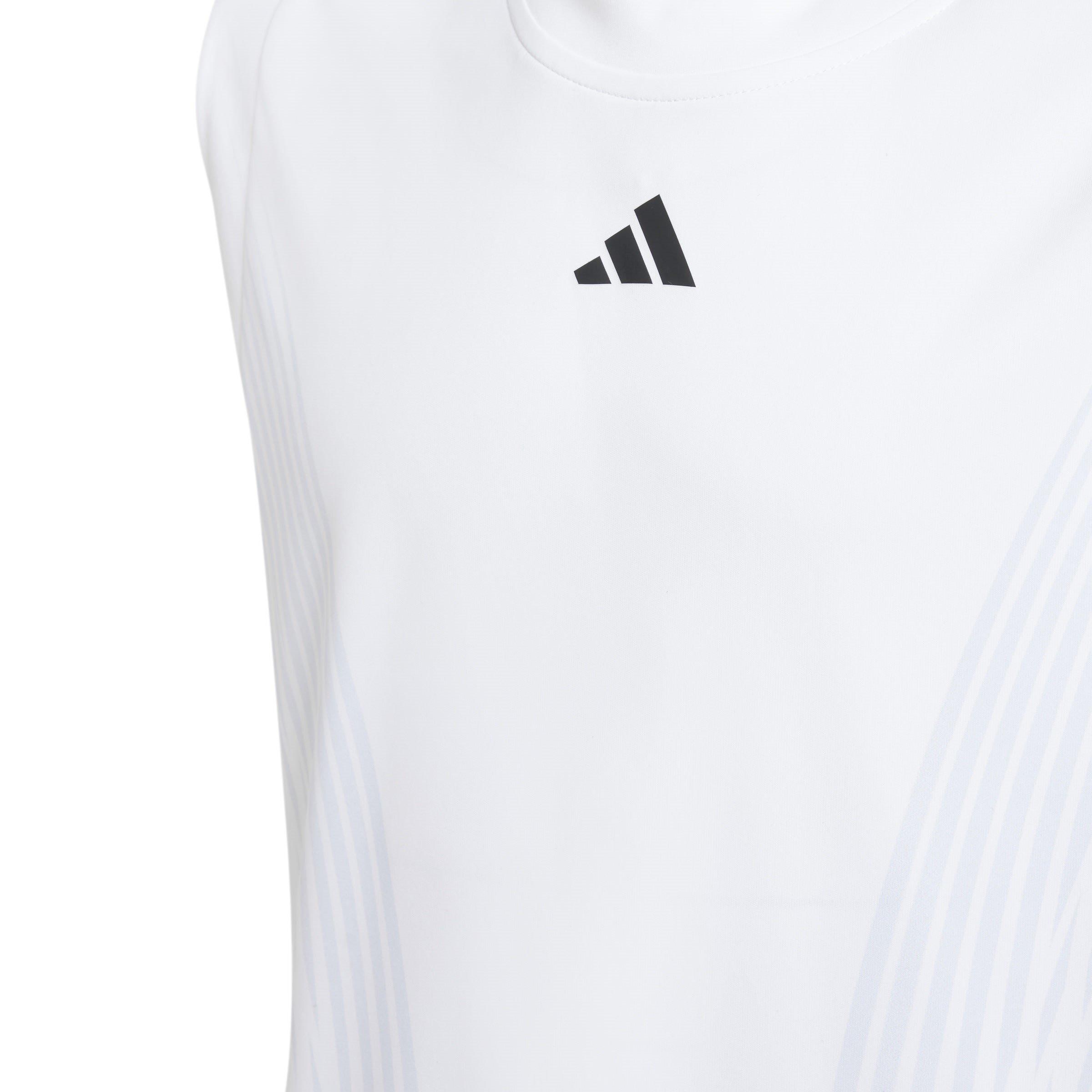 White - adidas - Tennis Pro Tank Top Juniors - 4