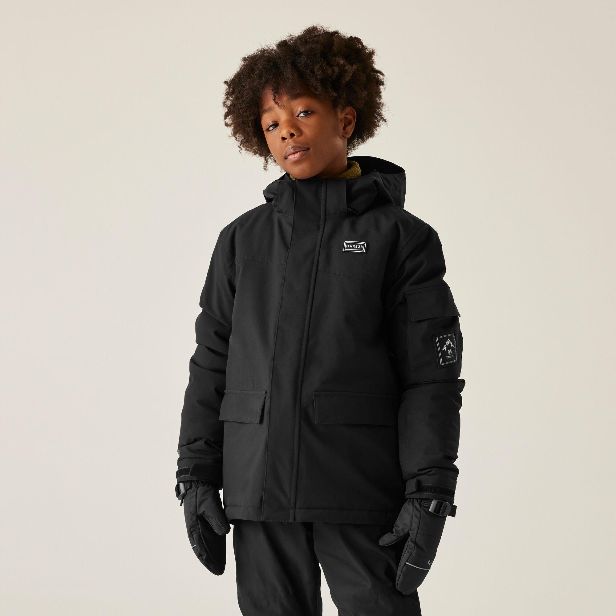 Black - Dare 2b - Unisex Kids' Shredder Waterproof Insulated Jacket - 1