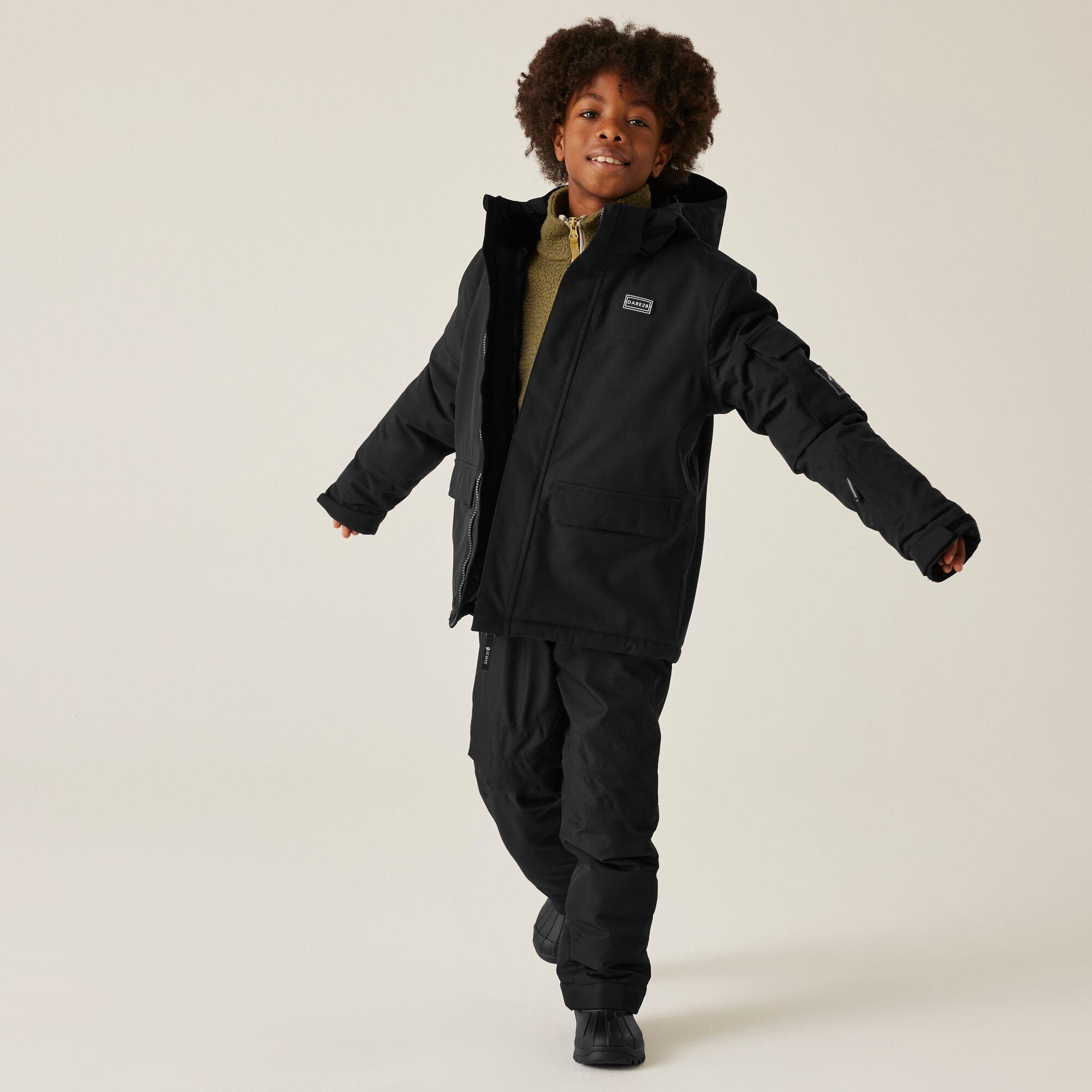 Black - Dare 2b - Unisex Kids' Shredder Waterproof Insulated Jacket - 3