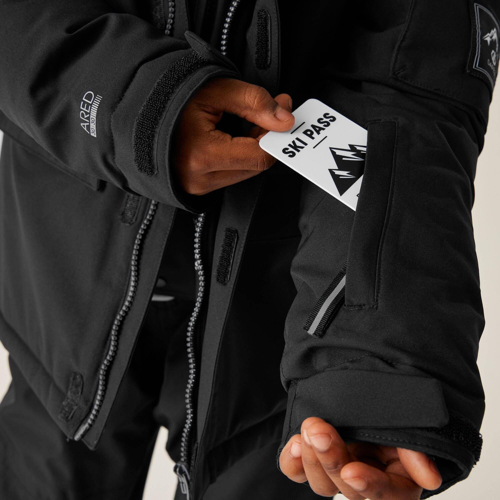 Black - Dare 2b - Unisex Kids' Shredder Waterproof Insulated Jacket - 5