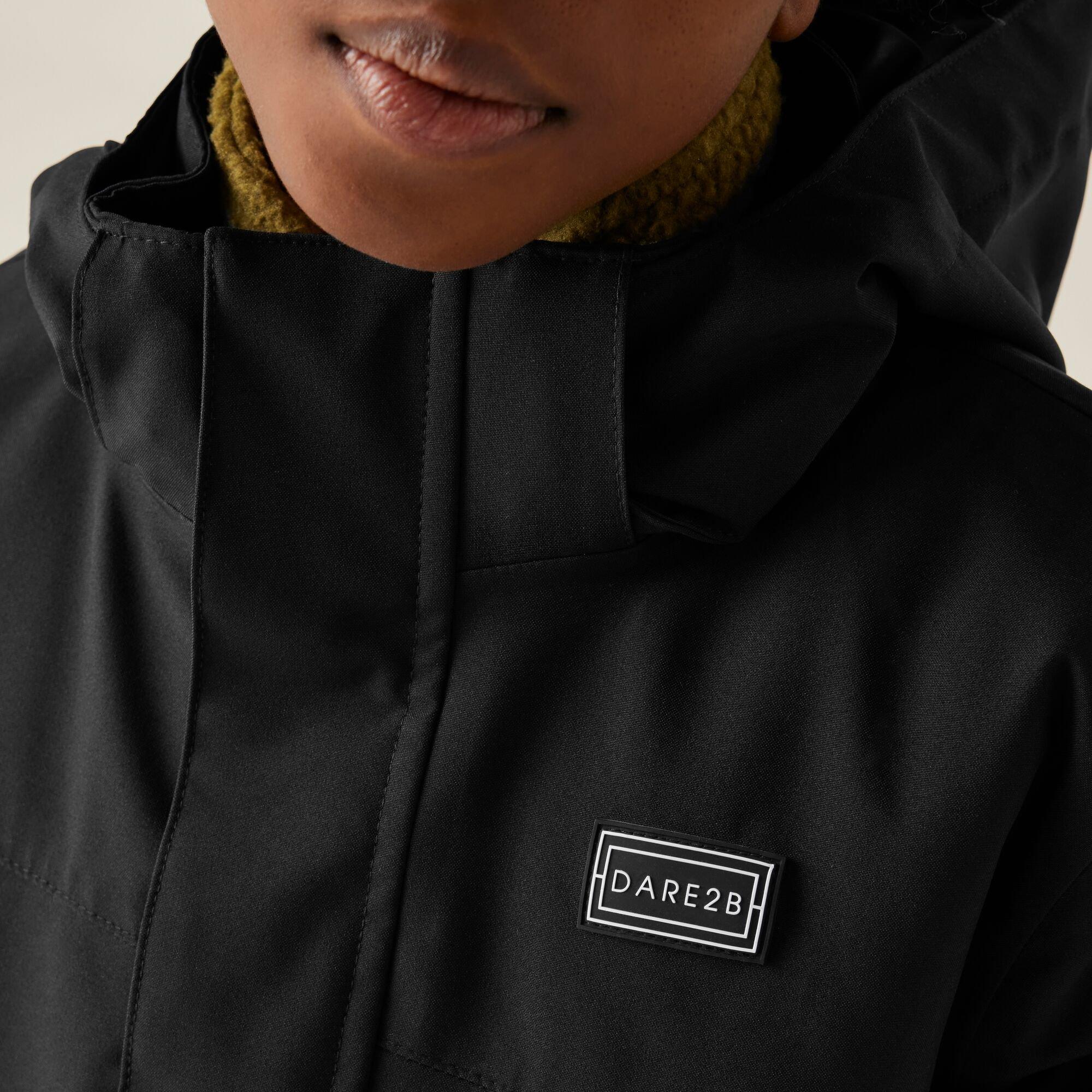 Black - Dare 2b - Unisex Kids' Shredder Waterproof Insulated Jacket - 6