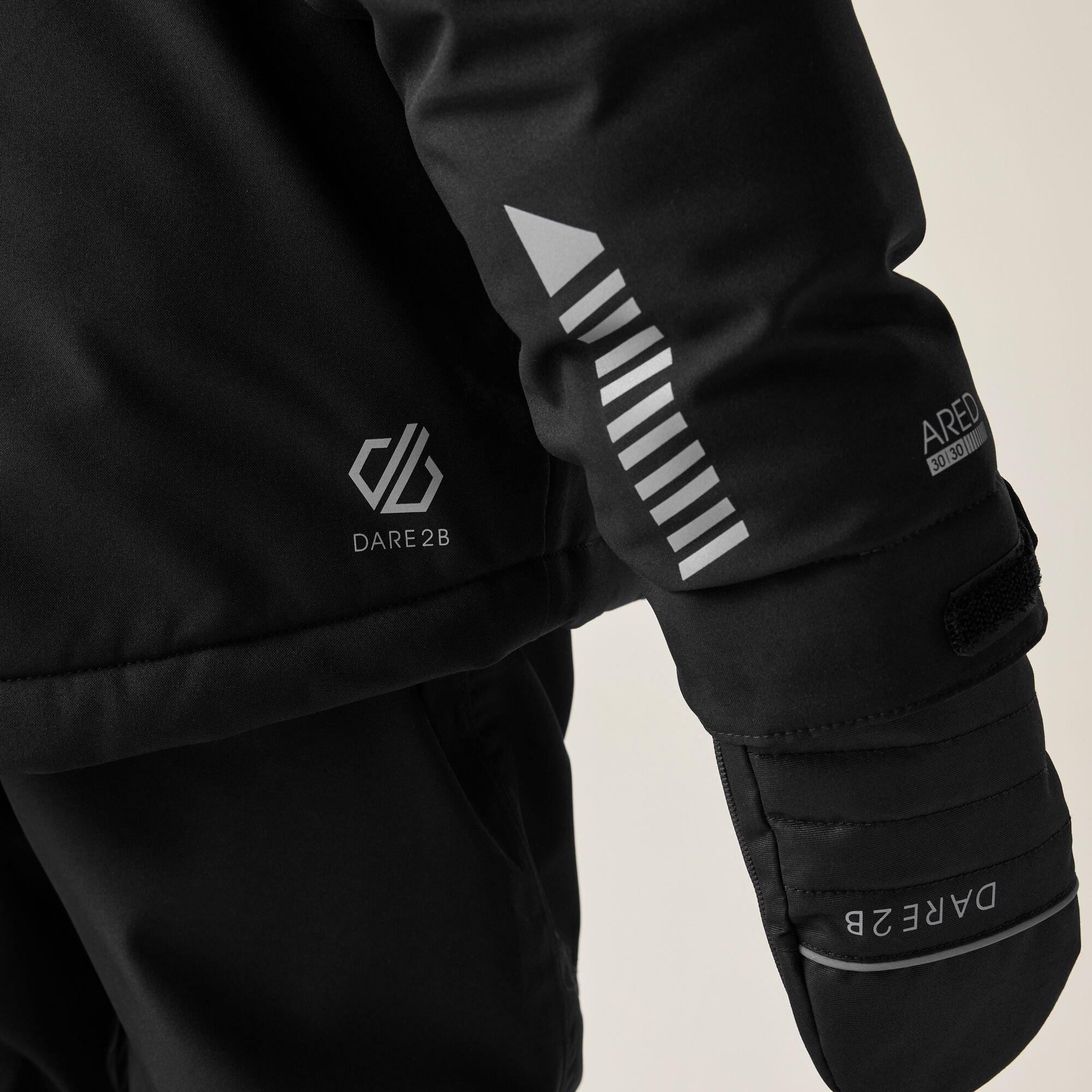 Black - Dare 2b - Unisex Kids' Shredder Waterproof Insulated Jacket - 7