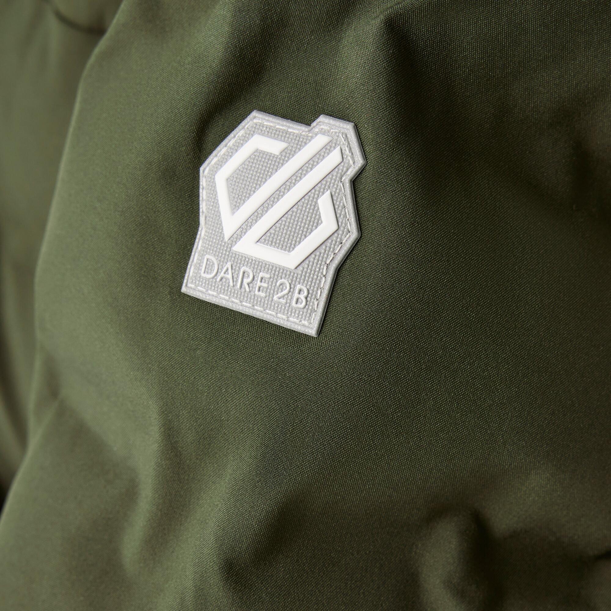 Dark Khaki - Dare 2b - Unisex Kids Wander Waterproof Insulated Jacket - 5