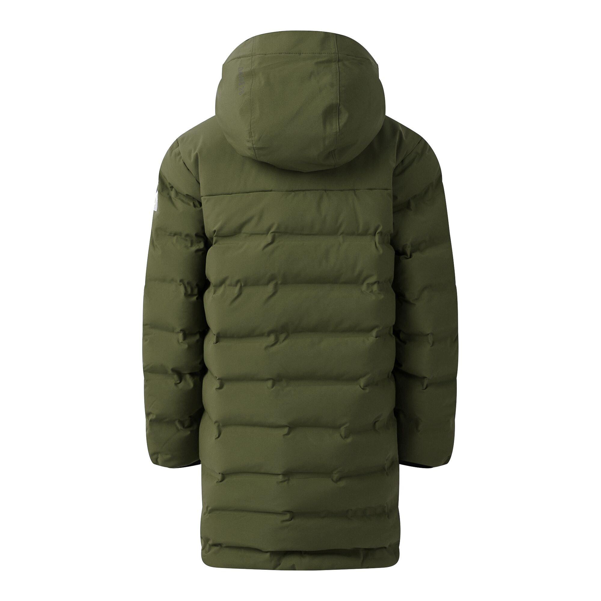 Dark Khaki - Dare 2b - Unisex Kids Wander Waterproof Insulated Jacket - 10