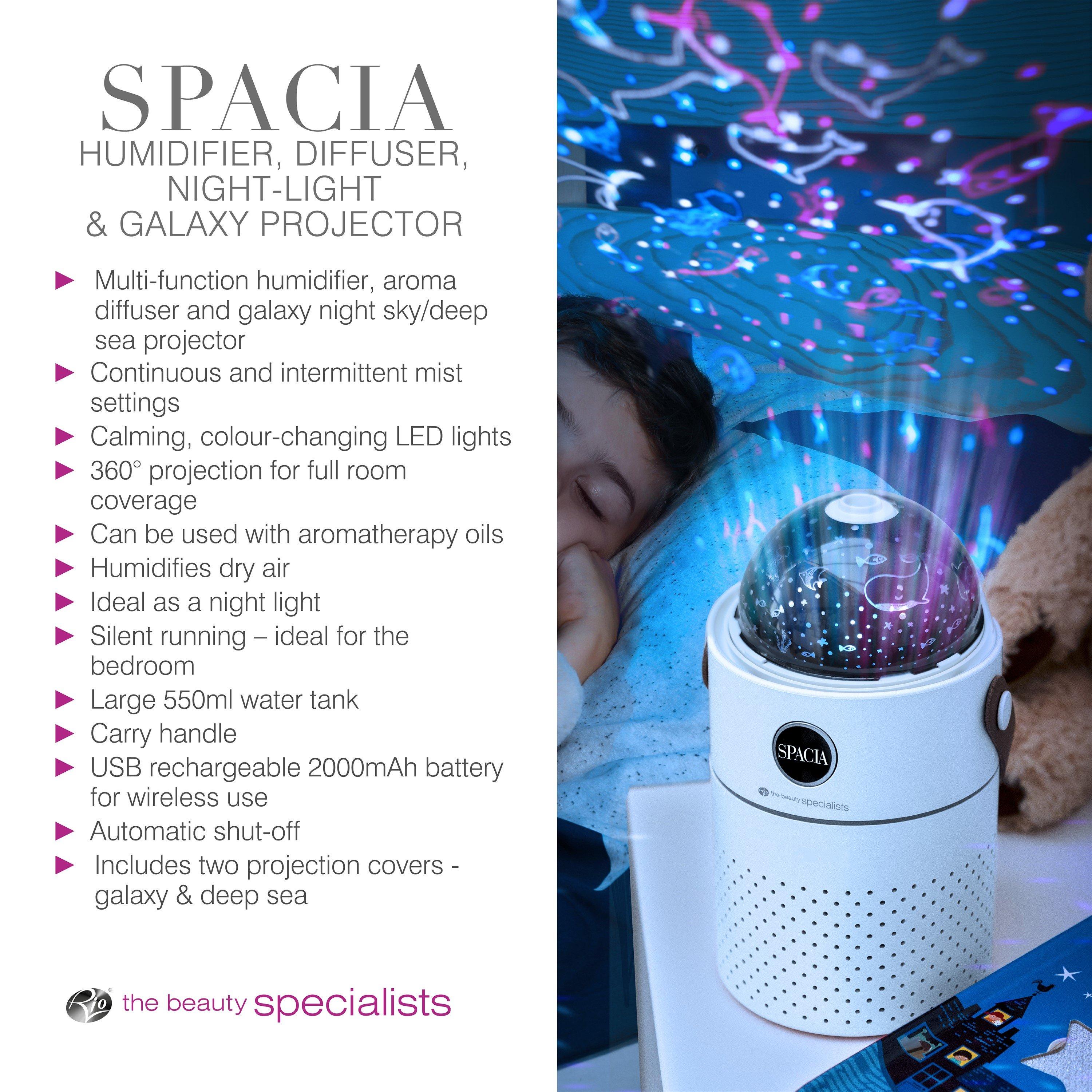 White - Rio - Rio Galaxy Projector Essential Oil Diffuser - 5