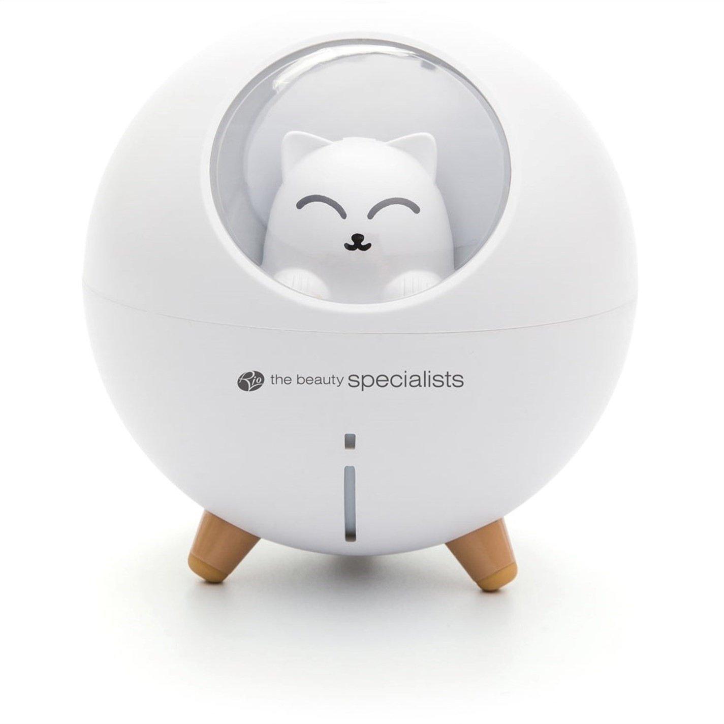 Rio  Mia Cat Essential Oil Diffuser & Night Light - White