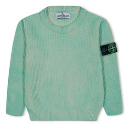 Stone Island Junior Crewneck Knitwear Dust Colour Process