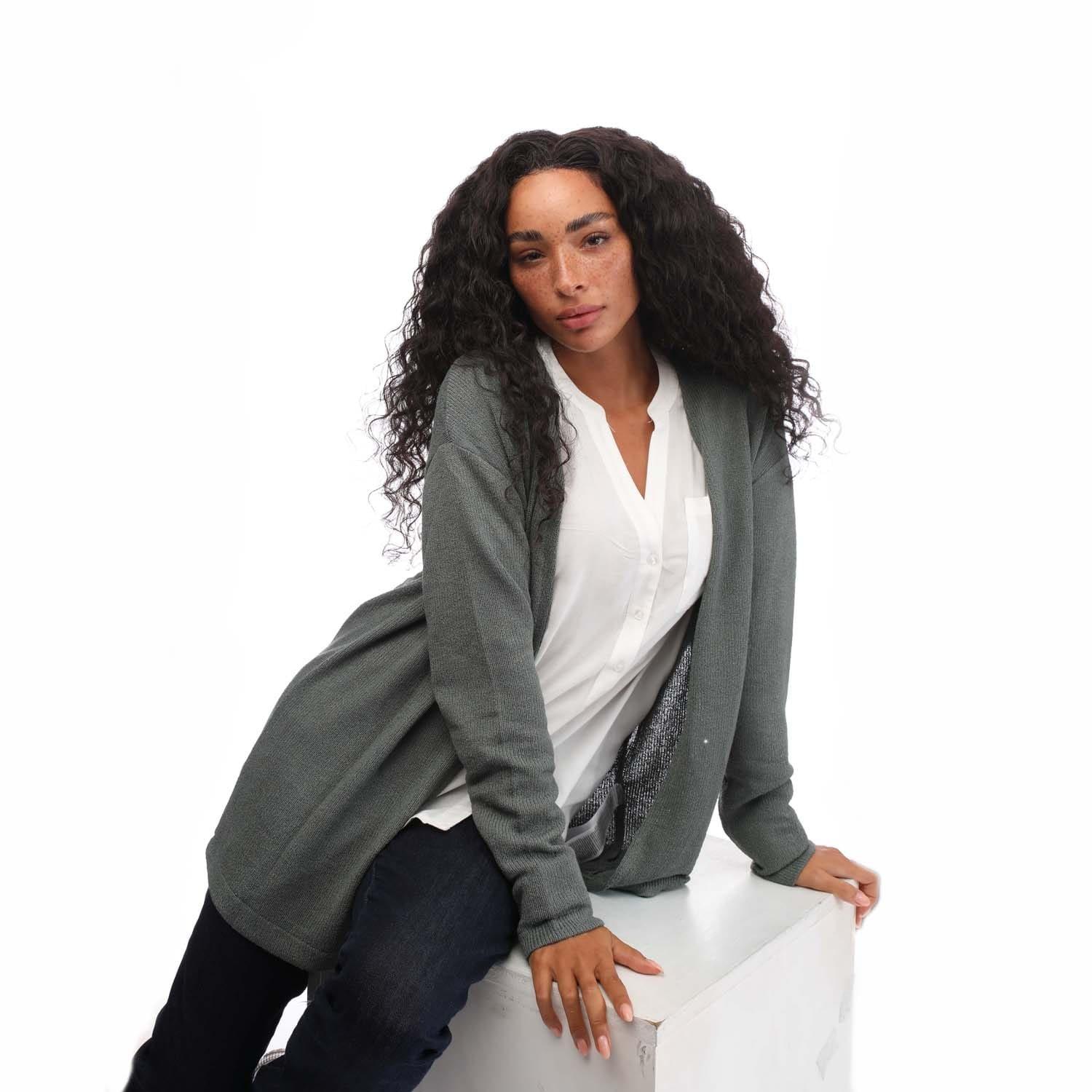 Green - Vero Moda - Eddie Open Cardigan - 5