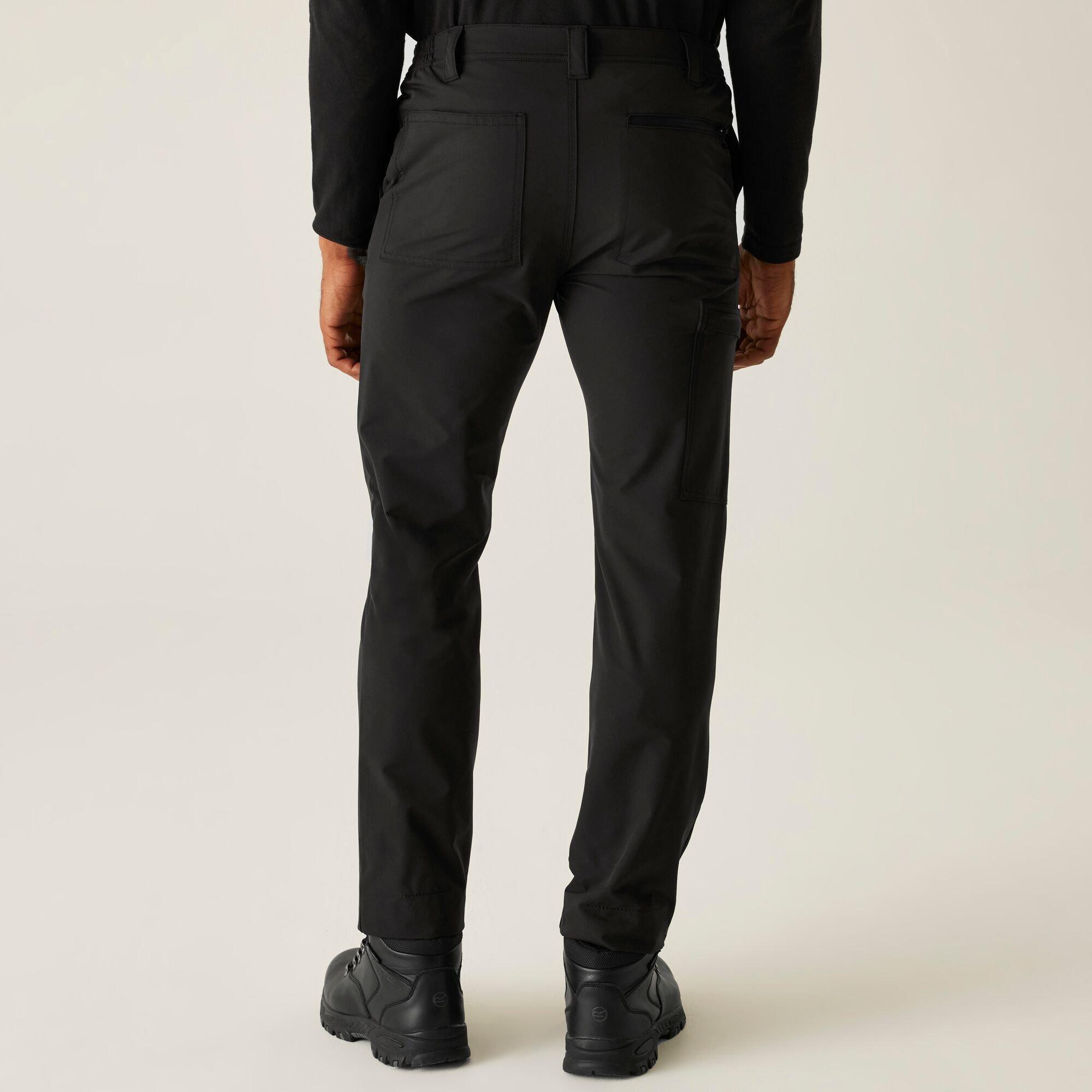 Black - Regatta - Mens Pro Action Stretch Trousers - 2
