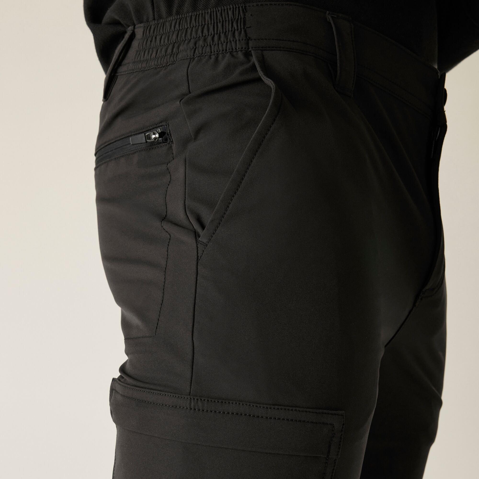 Black - Regatta - Mens Pro Action Stretch Trousers - 6