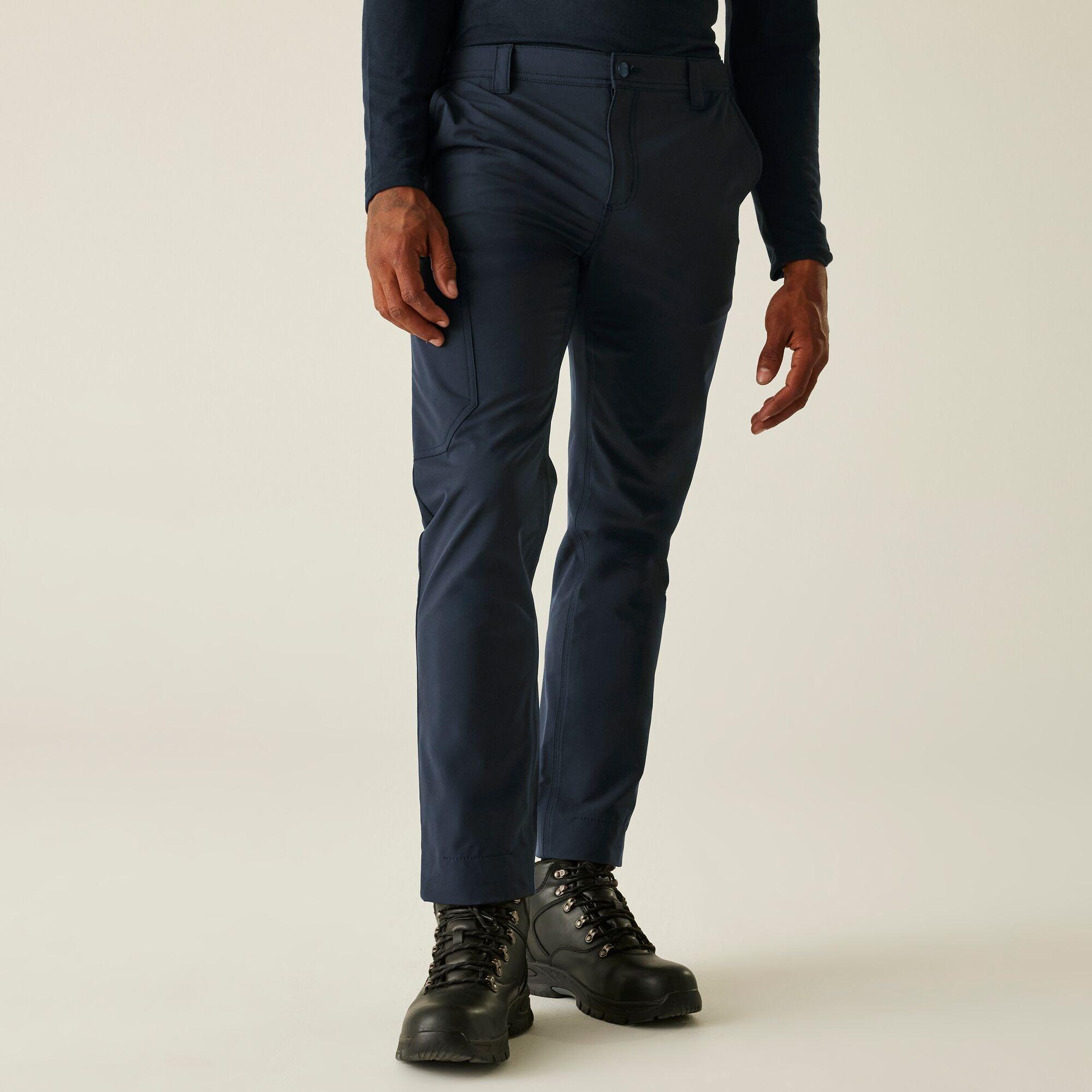 Navy - Regatta - Mens Pro Action Stretch Trousers - 1