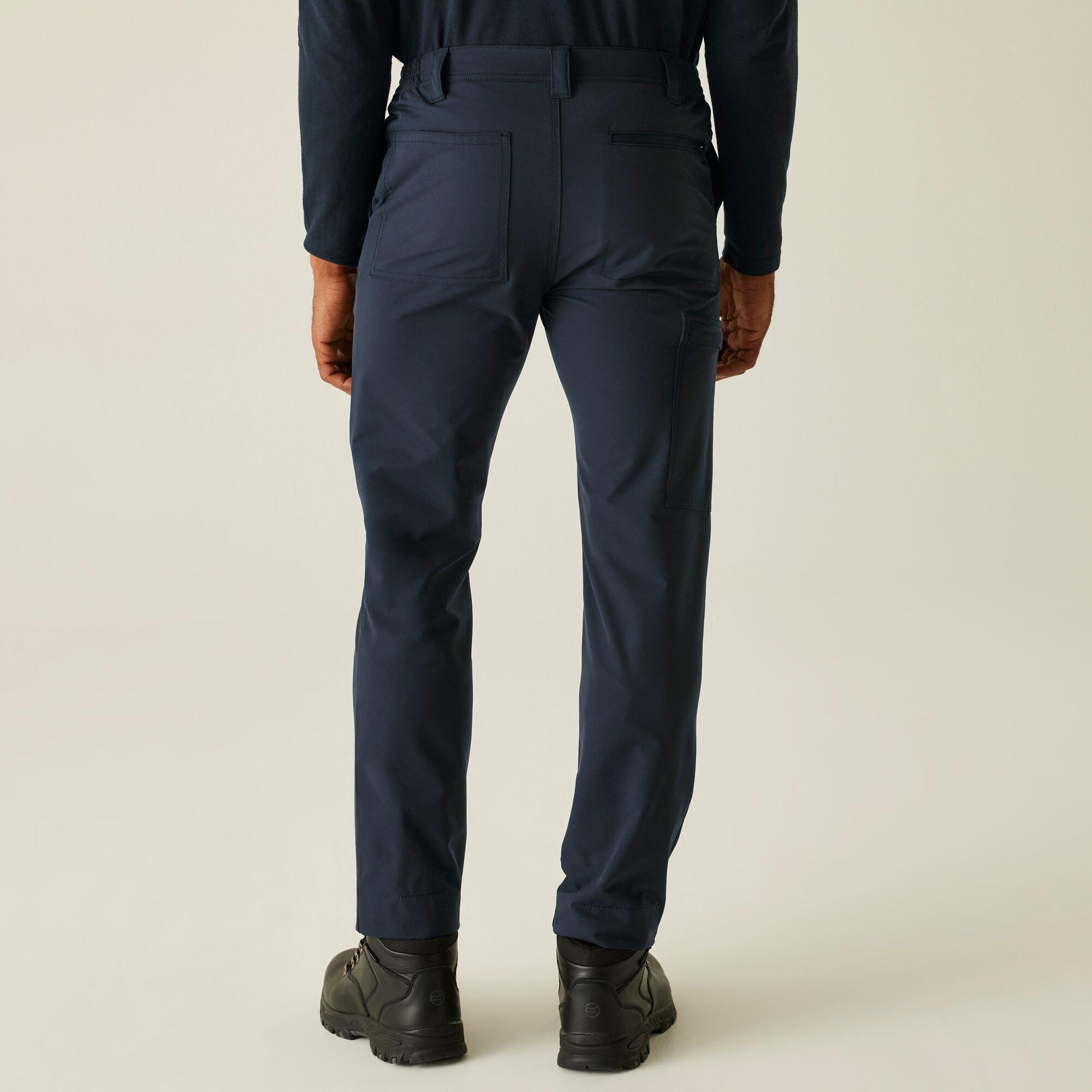 Navy - Regatta - Mens Pro Action Stretch Trousers - 2