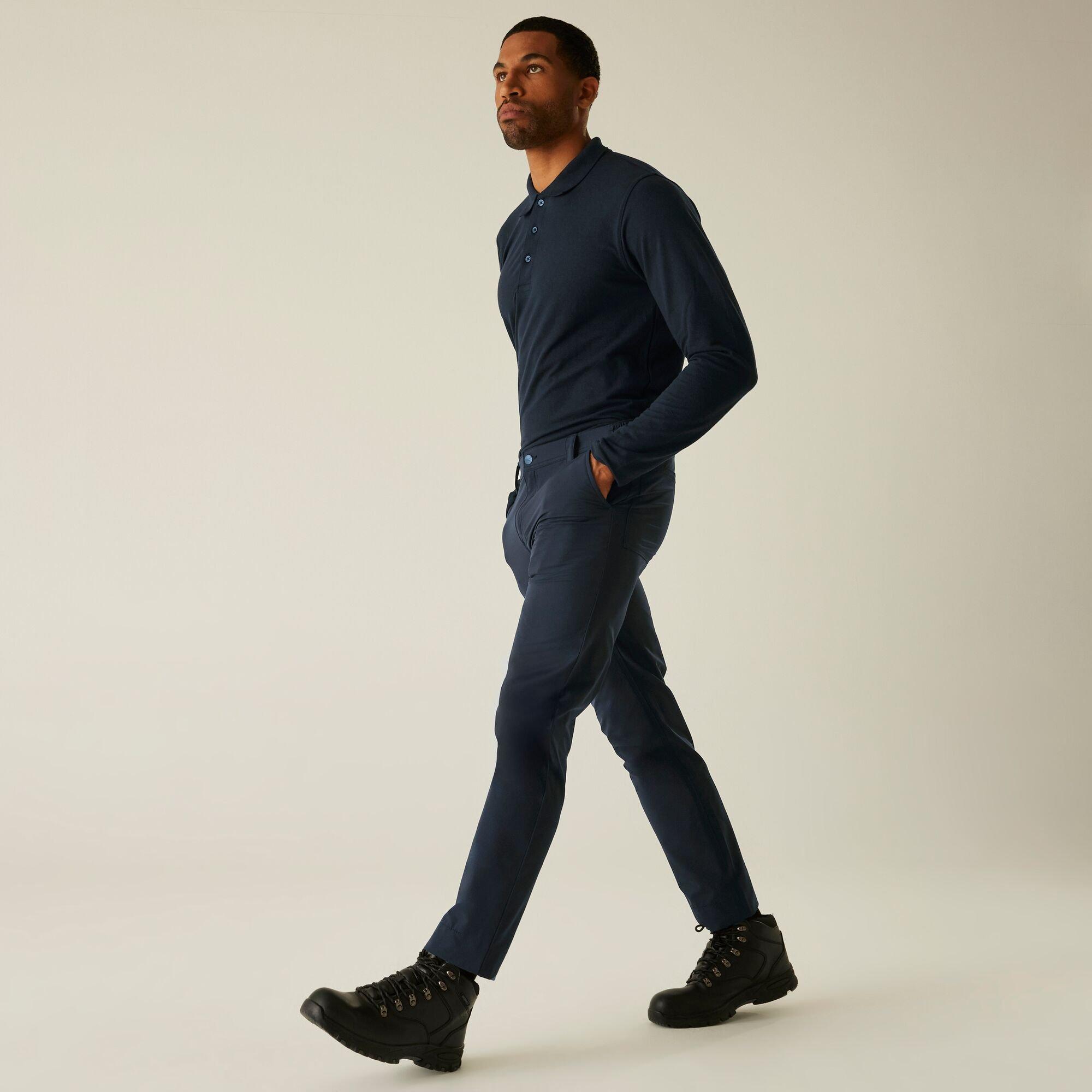 Navy - Regatta - Mens Pro Action Stretch Trousers - 3