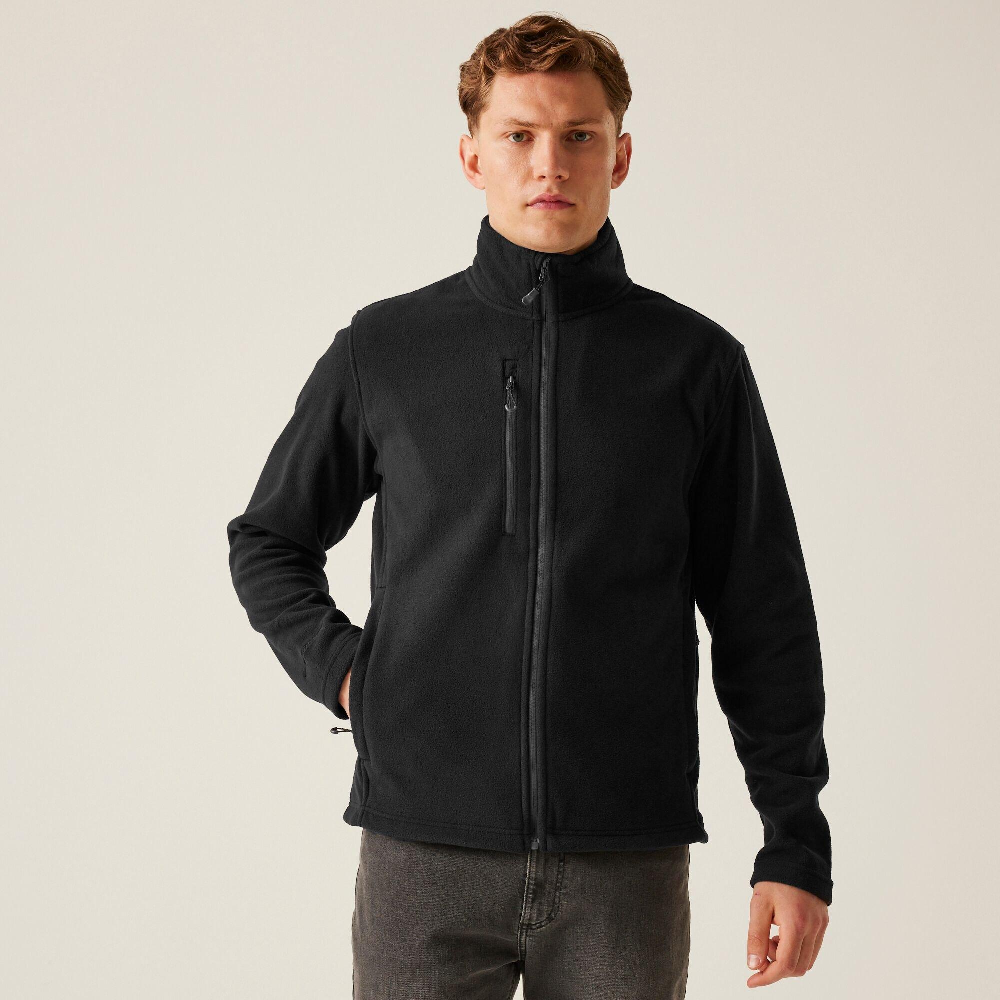 Regatta Men's H/M Fleece Jacket - Black - M