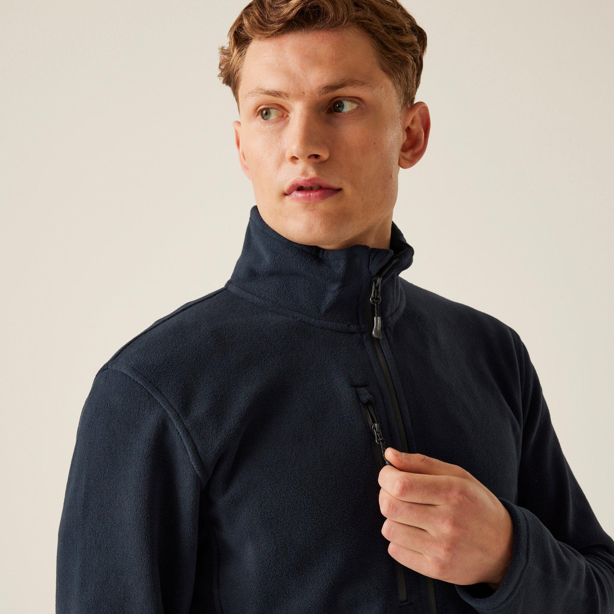 Navy - Regatta - Mens H/M Fleece Jacket - 4