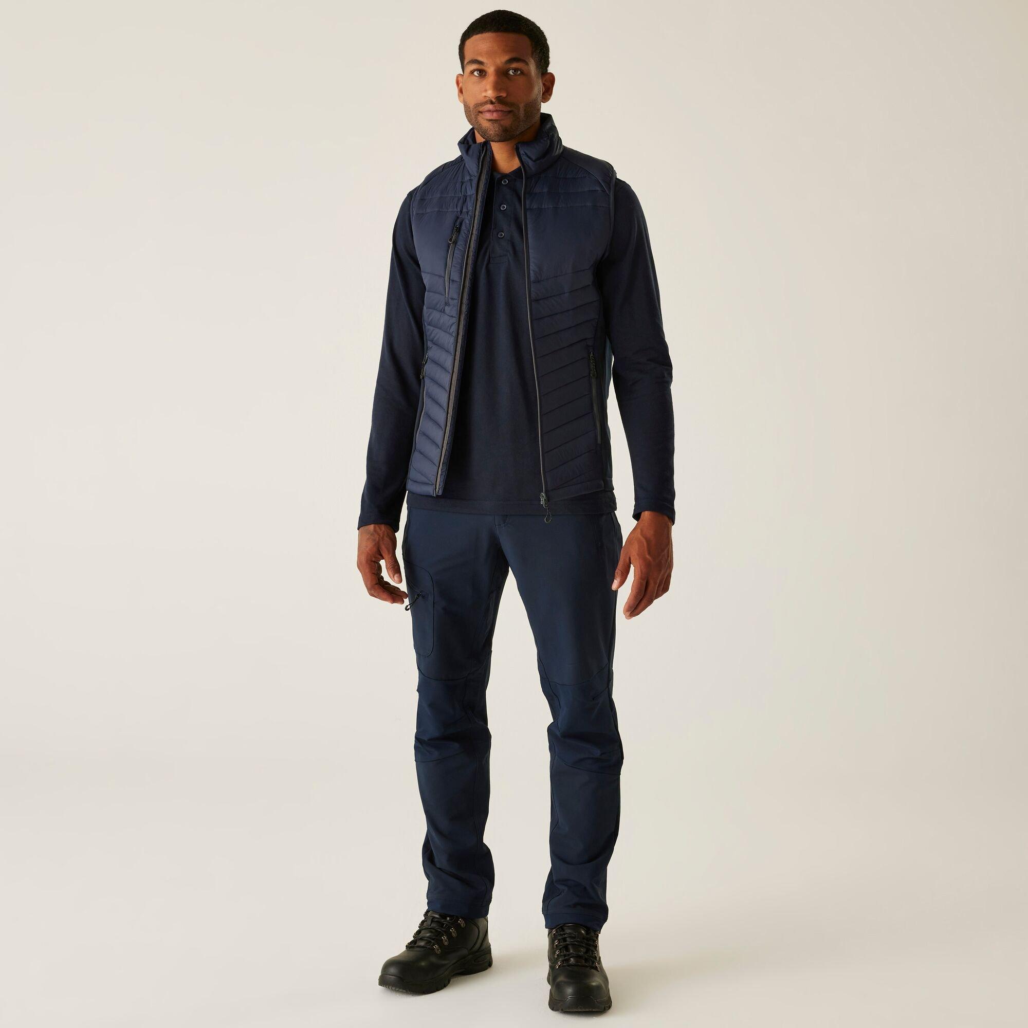 Navy Seal Grey - Regatta - Mens Navigate Hybrid Bodywarmer - 3