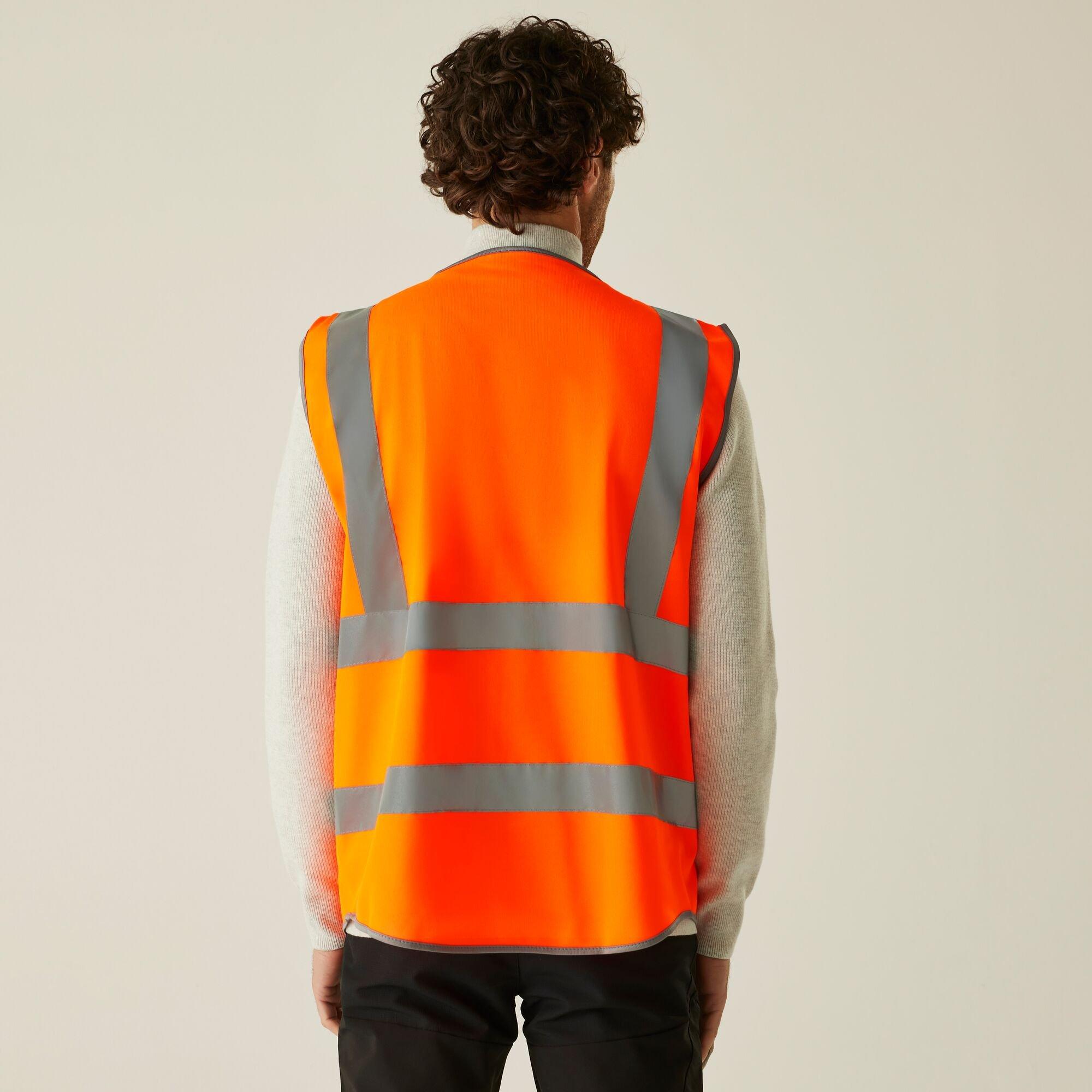 Orange - Regatta - Mens Pro HI-VIS Executive Vest - 2